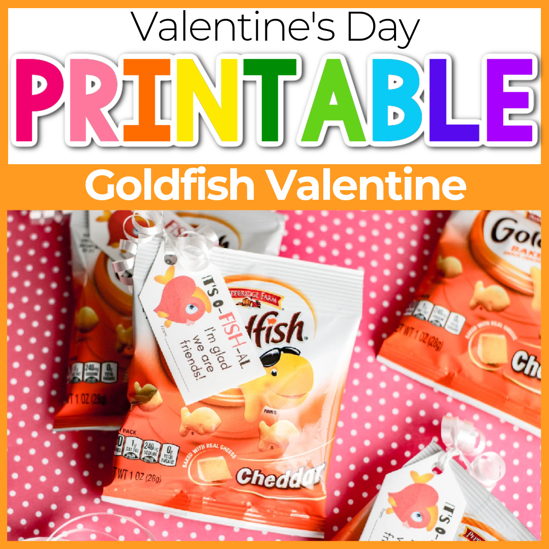 Free Printable Goldfish Valentine Cards For Kids pertaining to Goldfish Valentine Printable Free