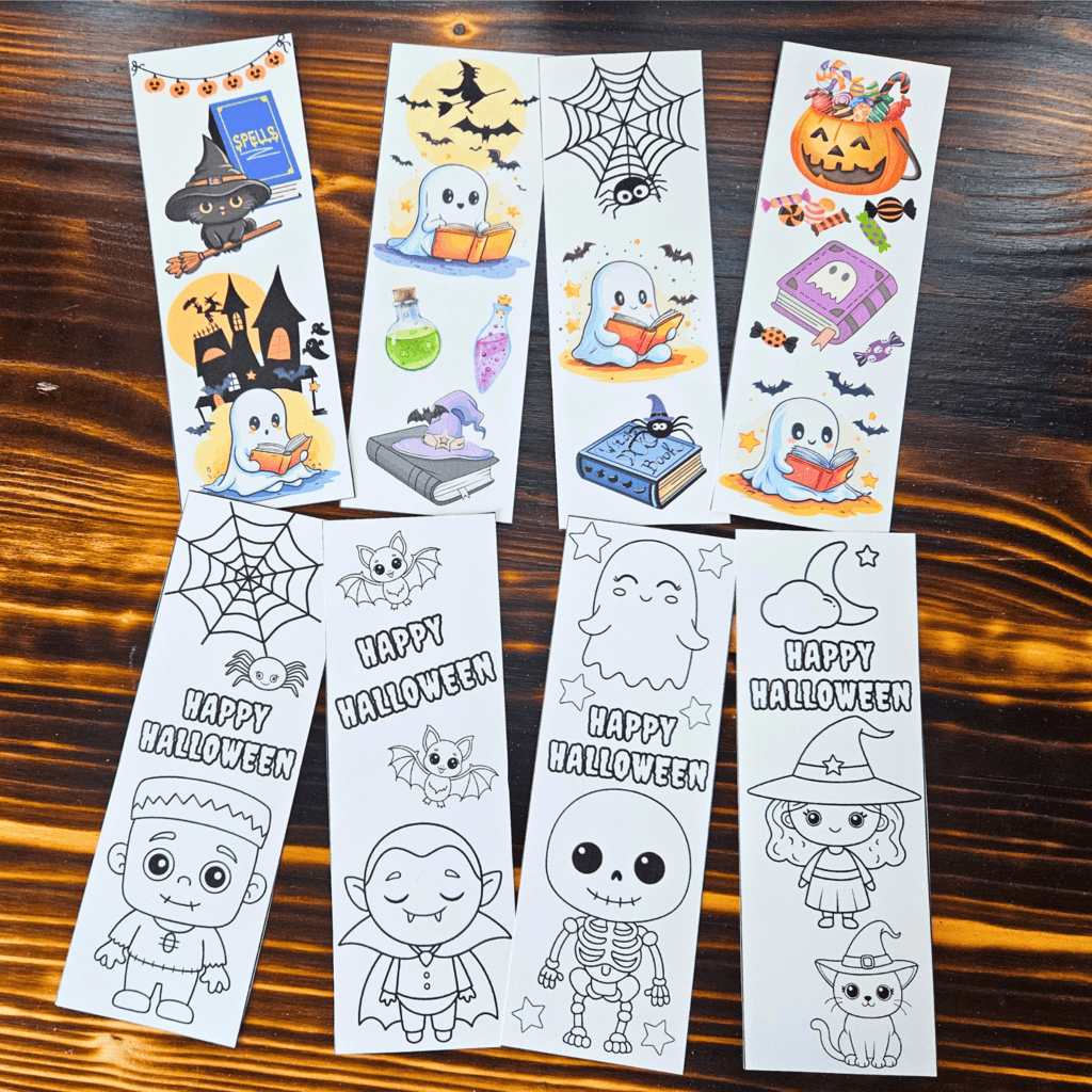 Free Printable Halloween Bookmarks - Cassie Smallwood pertaining to Halloween Bookmarks Free Printable