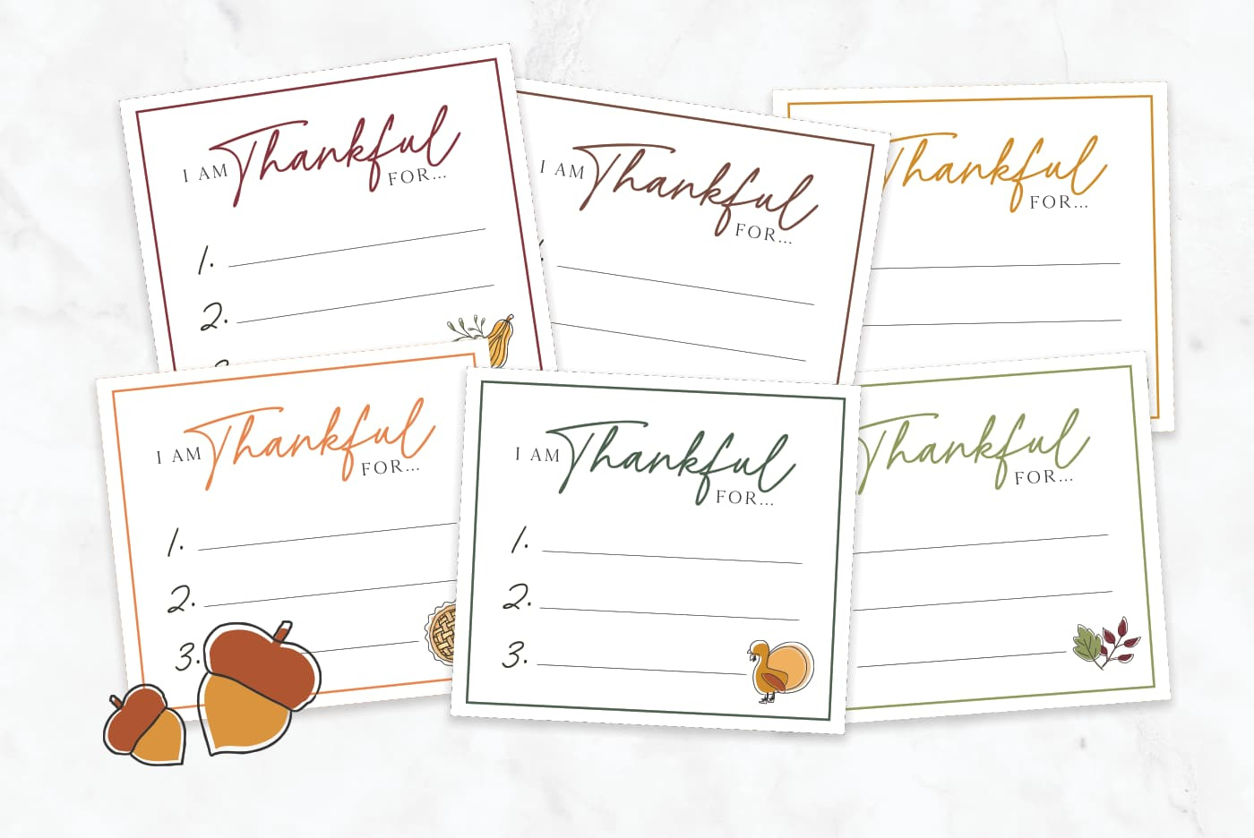 Free Printable I Am Thankful For Cards! - Favorite Printables with I Am Thankful Printable Free