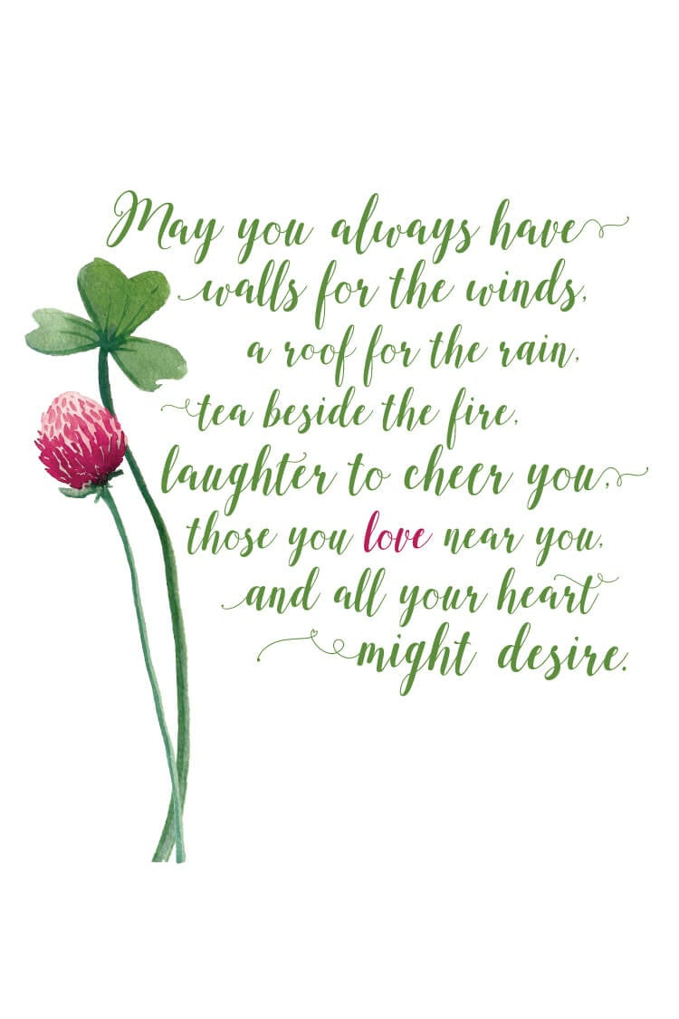 Free Printable Irish Blessing - Hey, Let'S Make Stuff with Irish Blessing Free Printable