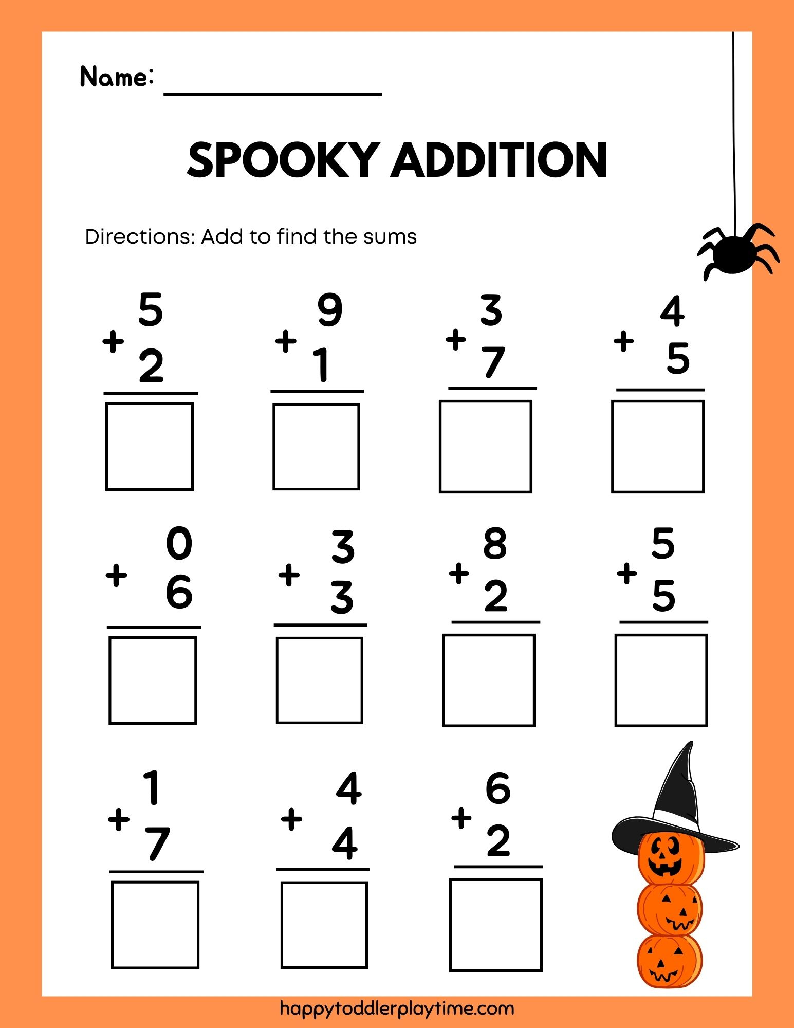 Free Printable Kindergarten Counting Worksheets - Happy Toddler in Preschool Worksheets Free Printable