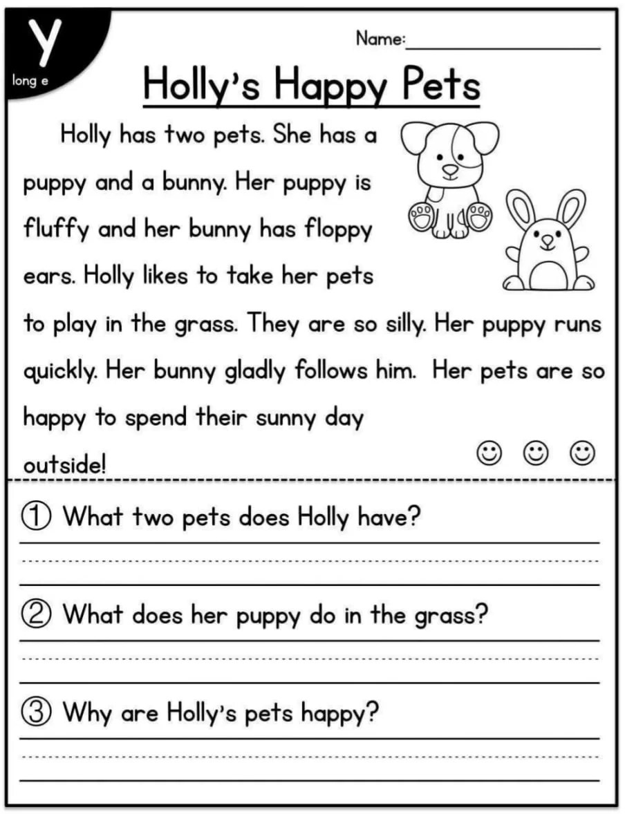 Free Printable Kindergarten Reading Worksheets - Activity School for Reading Worksheets Printable Printable