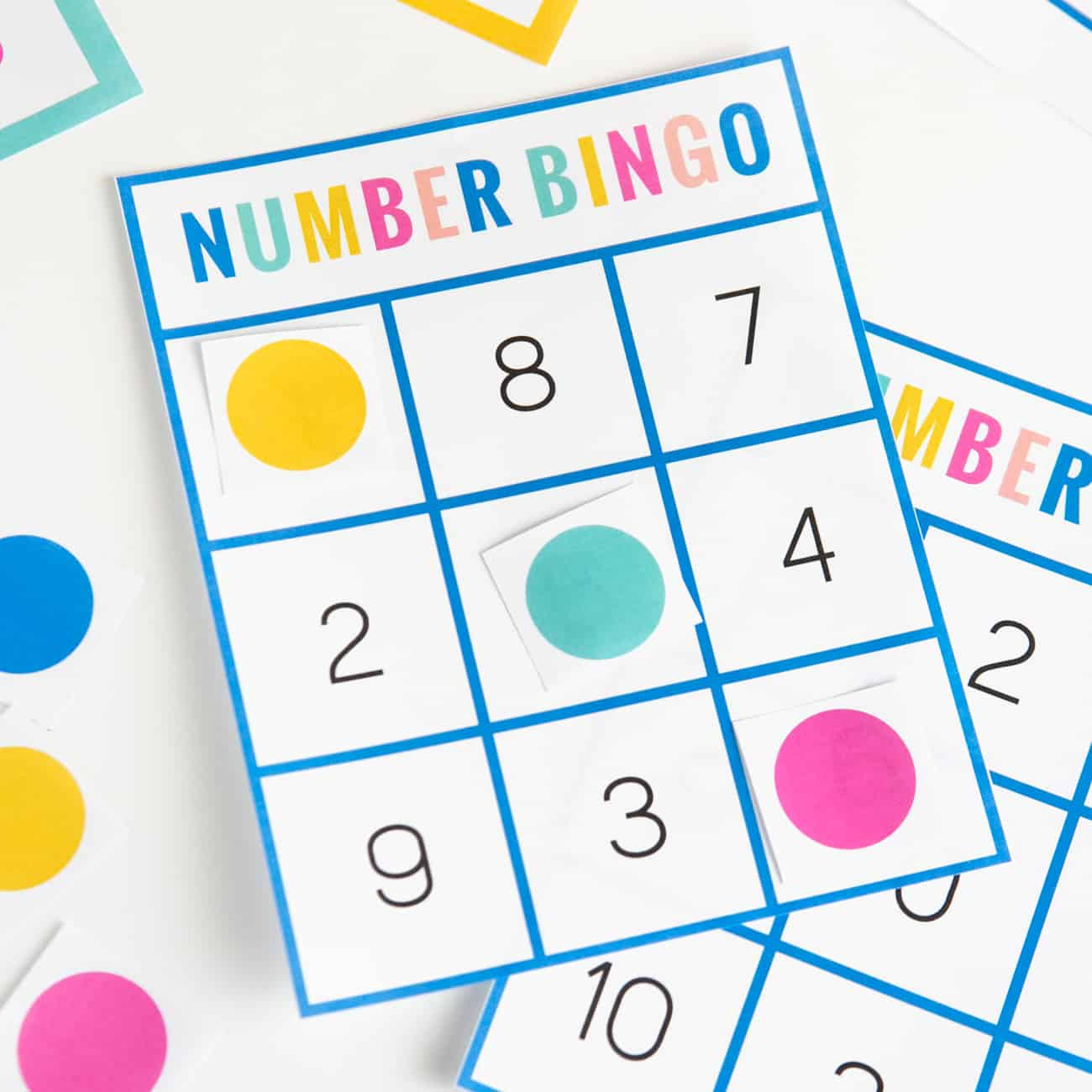 Free Printable Number Bingo - Design Eat Repeat with Free Number Bingo Cards Printables