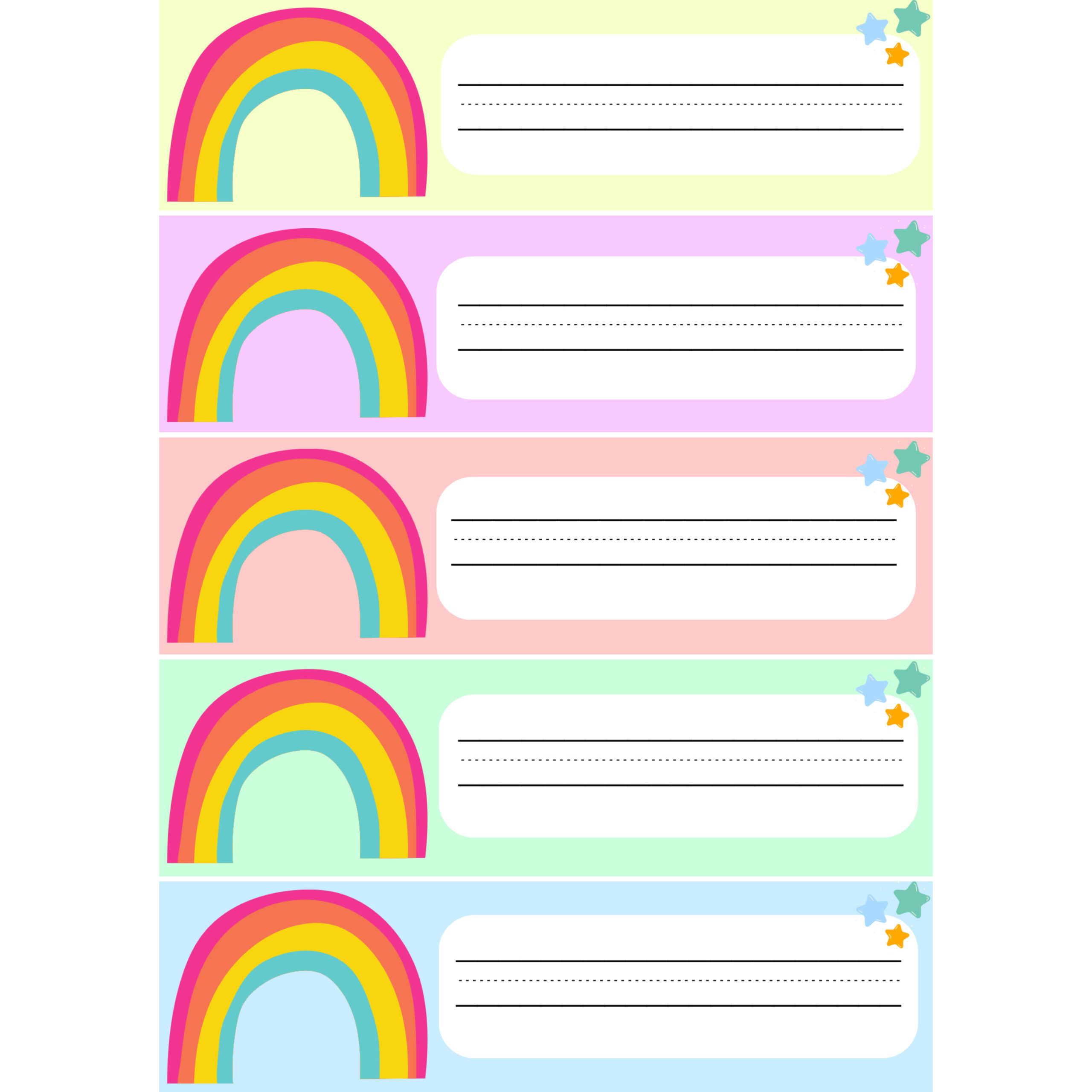 Free Printable Rainbow Name Tags, Download Free Printable Rainbow within Rainbow Name Tags Free Printable
