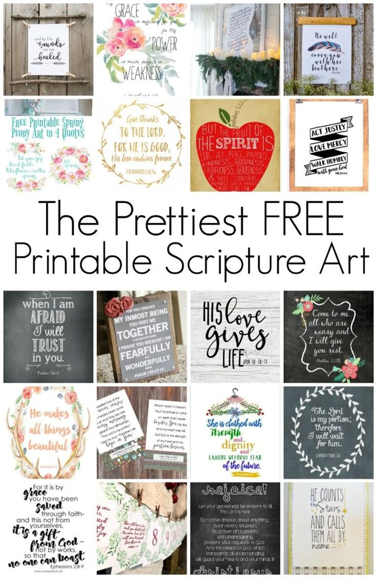 Free Printable Scripture Art - Kim Pepper Blog pertaining to Free Printable Scripture Art