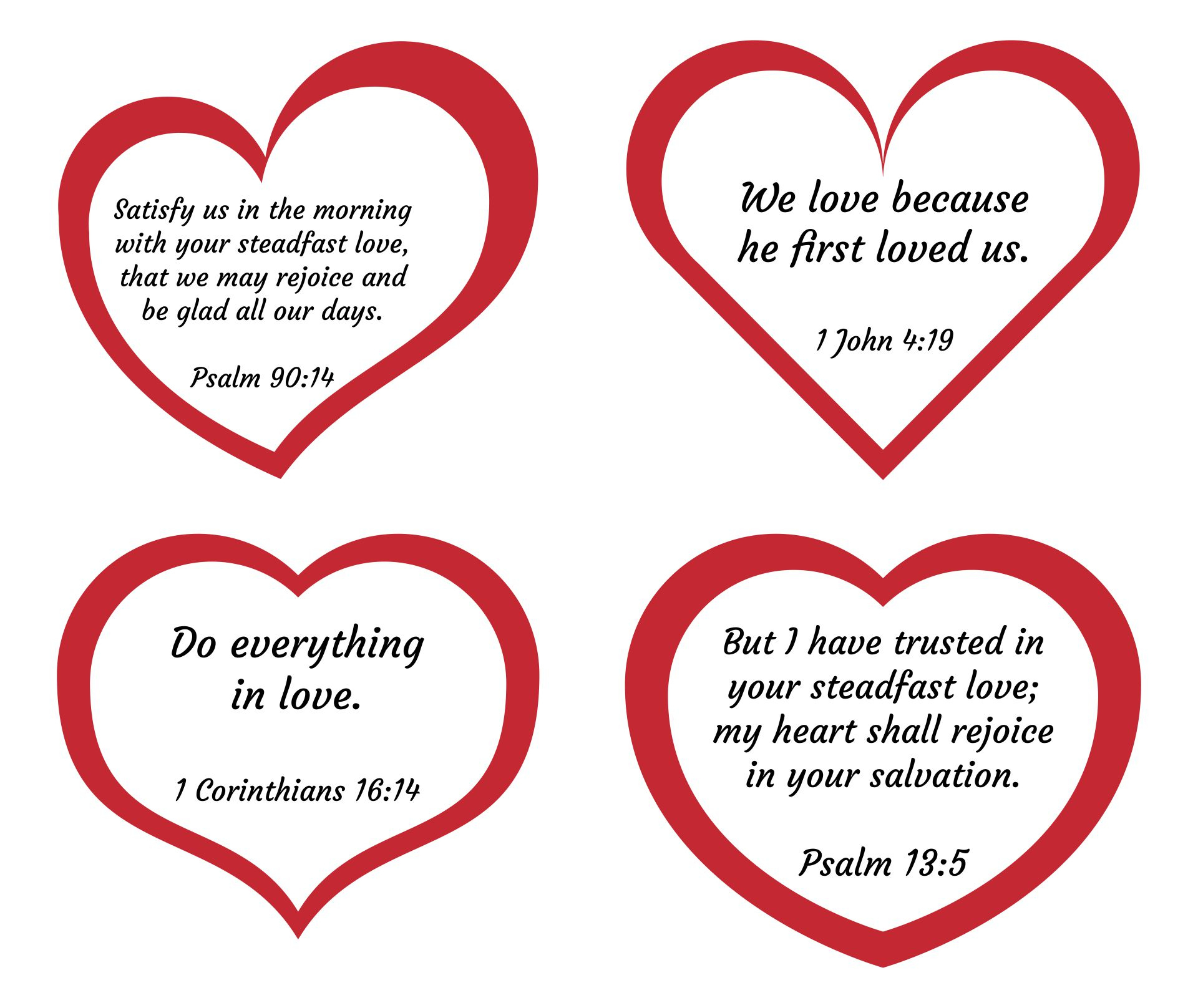 Free Printable Scripture Valentines - Printable Party Favors inside Scripture Valentines Free Printable