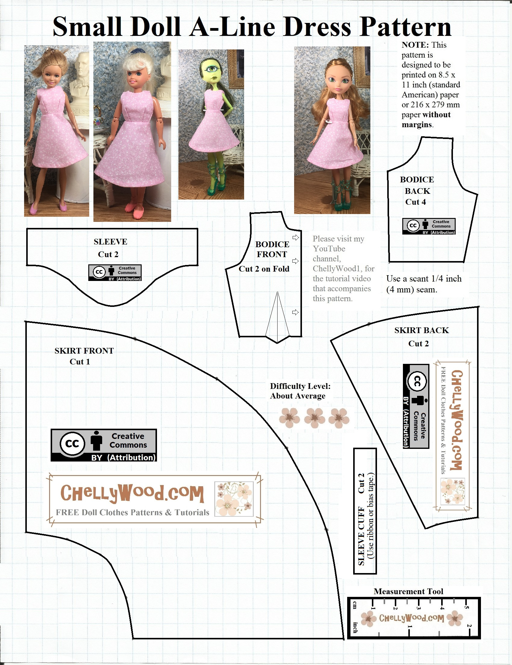 Free Printable #Sewing Pattern For Small #Dolls - Free Doll regarding Free Doll Patterns Printable