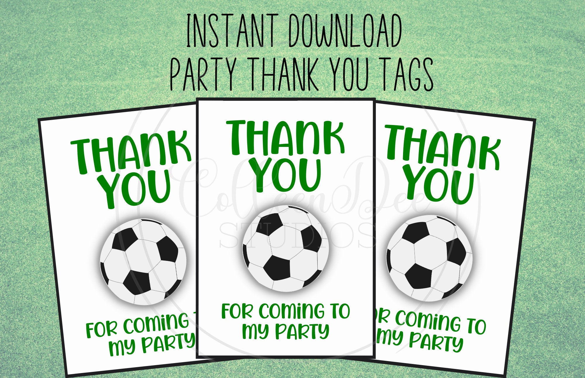 Free Printable Soccer Thank You Tags, Download Free Printable with Free Printable Soccer Tags