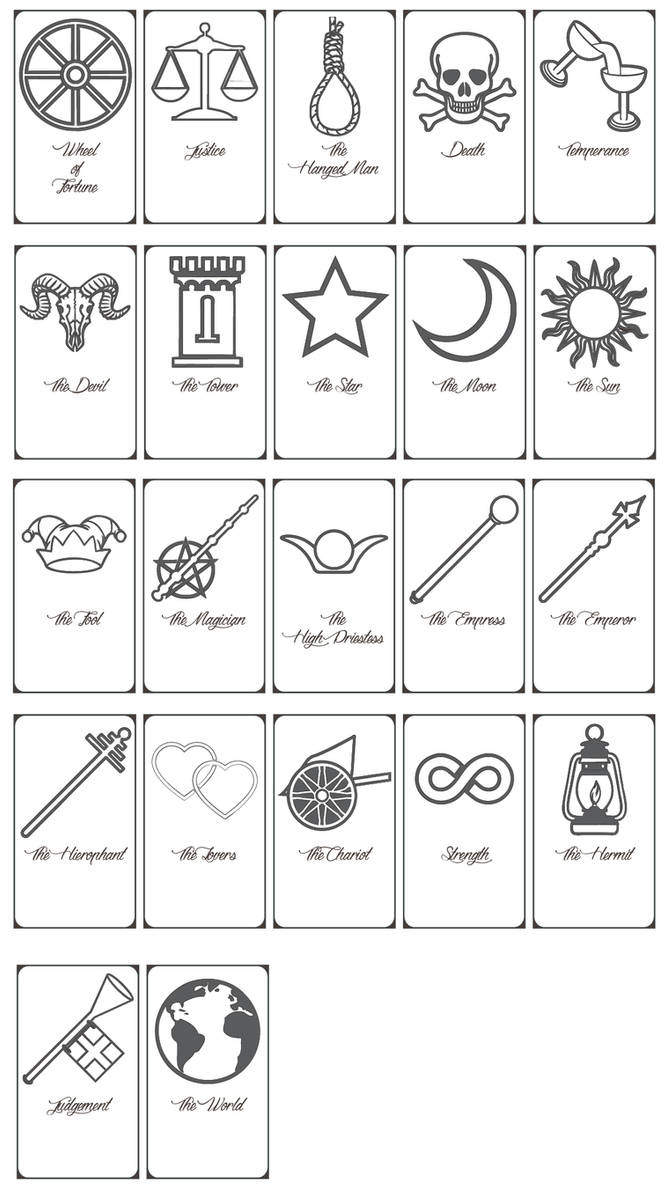 Free Printable Tarot Cards!Keniakittykat On Deviantart with regard to Free Printable Oracle Cards