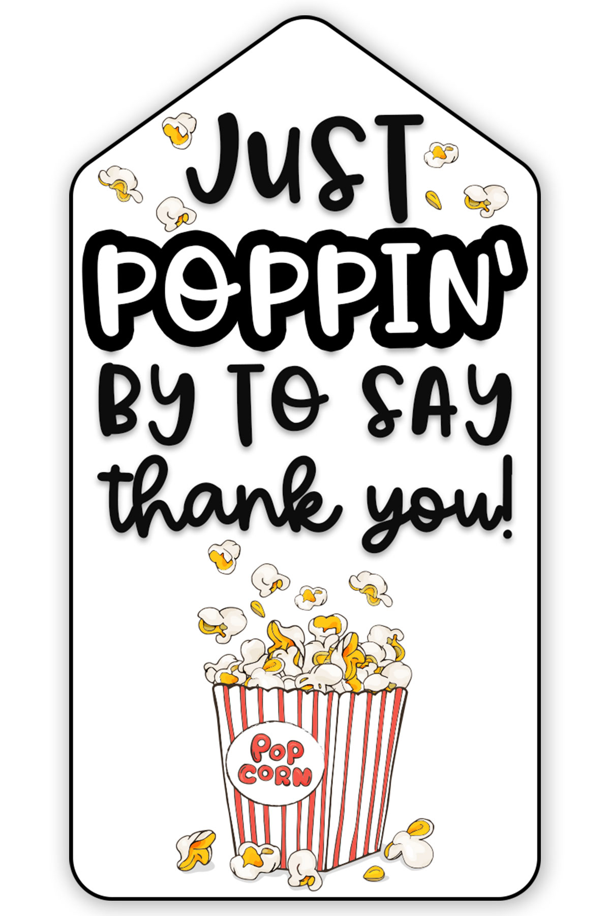 Free Printable Teacher Appreciation Tags For Easy Diy Gifts for Popcorn Gift Tag Free Printable