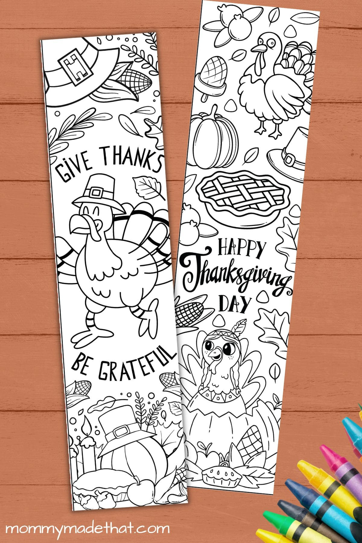 Free Printable Thanksgiving Bookmarks To Color within Free Printable Turkey Bookmarks