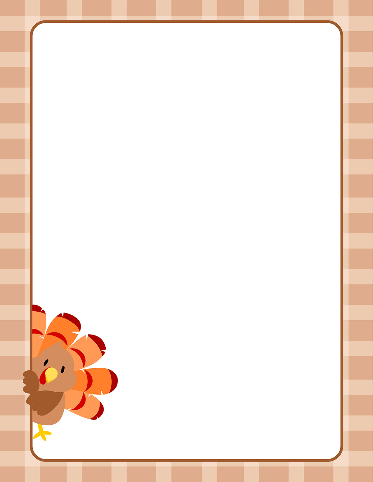 Free Printable Thanksgiving Borders - 20 Border Pages - Mom In Pajamas regarding Free Printable Thanksgiving Stationery Borders