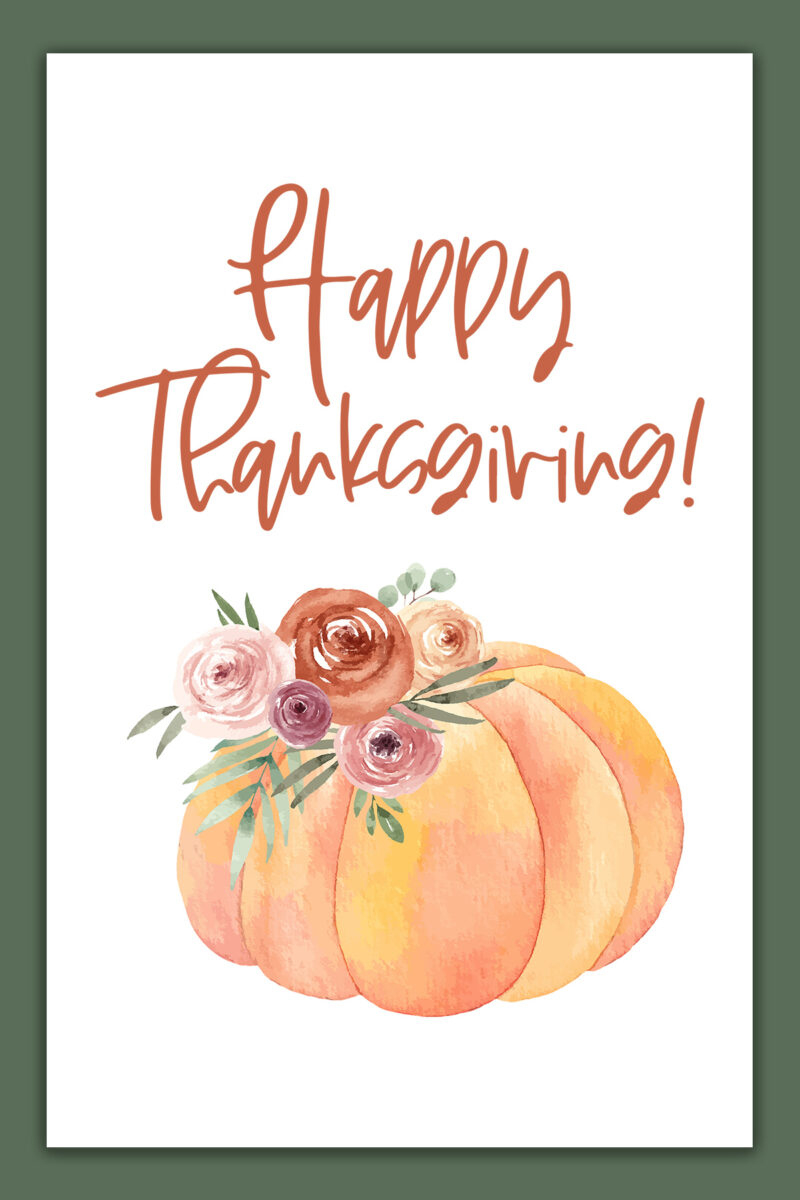 Free Printable Thanksgiving Cards - Printable Party Favors intended for Thanksgiving Card Printable Free