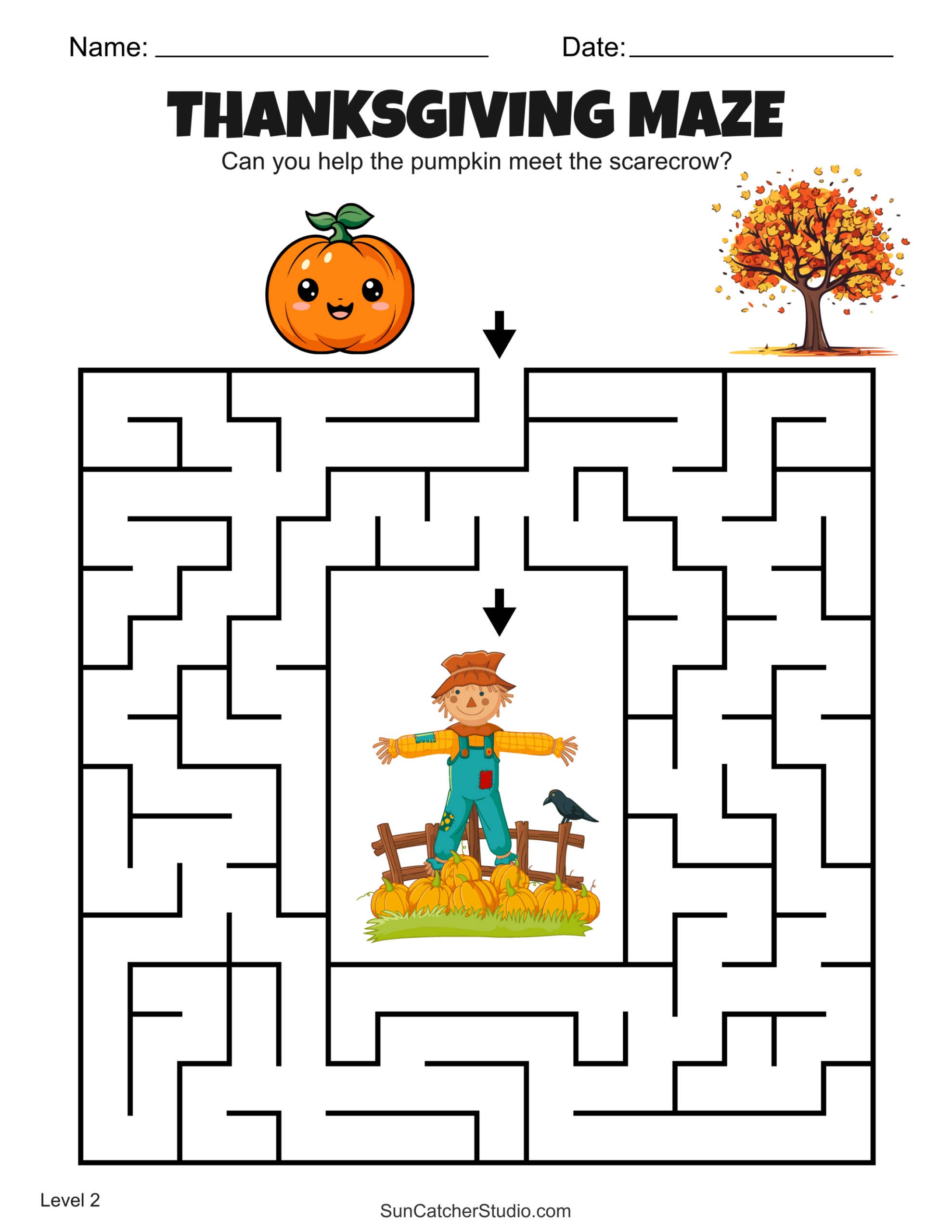 Free Printable Thanksgiving Maze Worksheets And Puzzles – Free in Thanksgiving Maze Free Printable