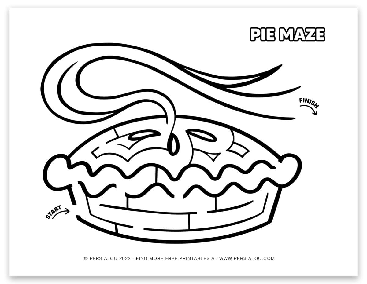 Free Printable Thanksgiving Mazes: Cute Holiday Fun For All Ages! with regard to Free Printable Thanksgiving Mazes For Kids