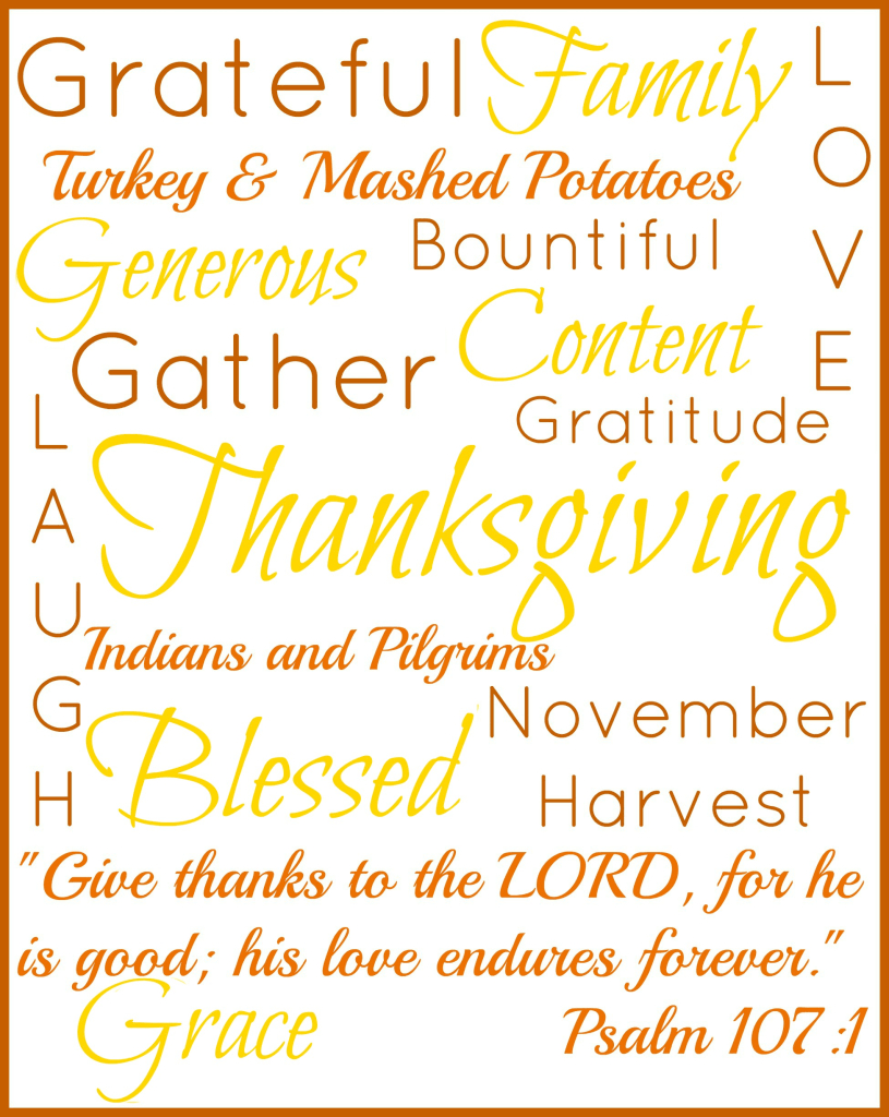 Free Printable Thanksgiving Subway Art - Simple Living Mama throughout Free Printable Thanksgiving Subway Art