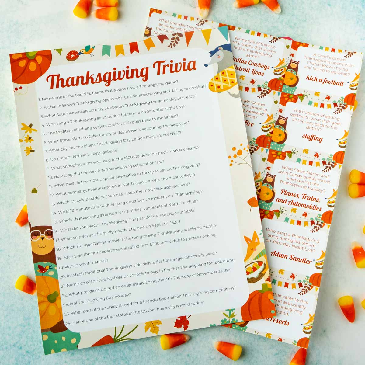 Free Printable Thanksgiving Trivia Questions - Play Party Plan30 pertaining to Free Printable Thanksgiving Trivia Games For Adults