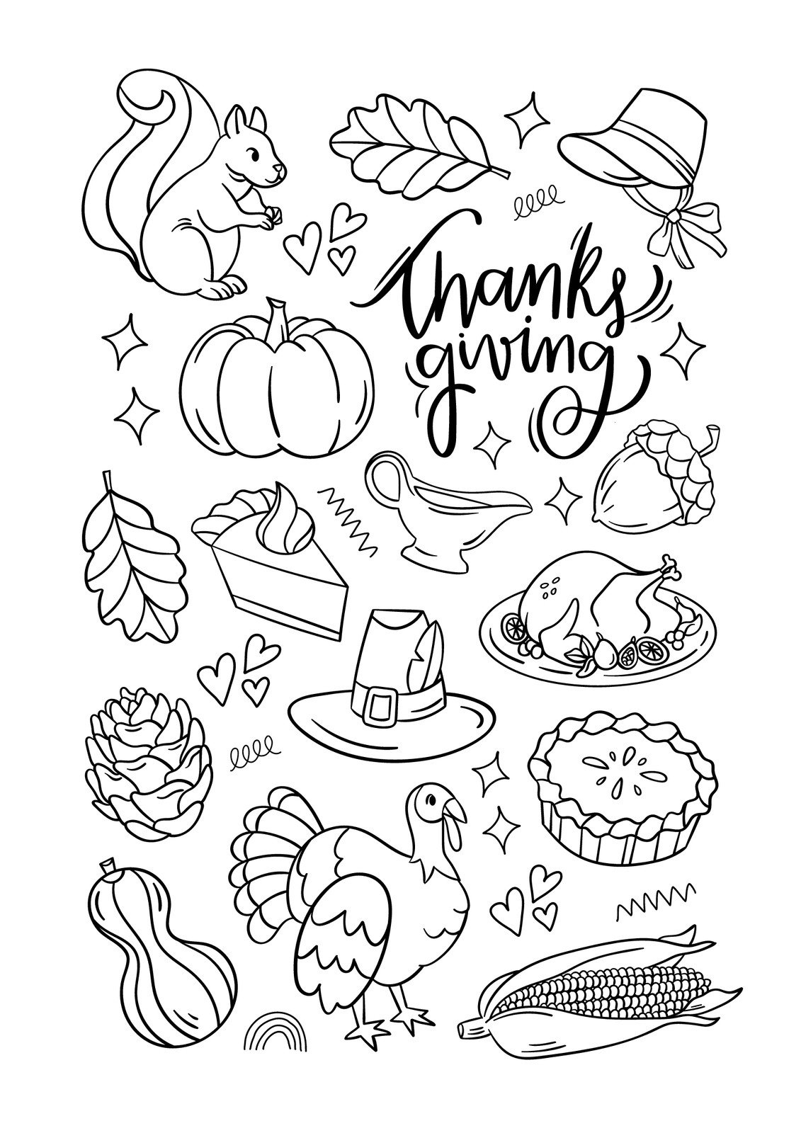 Free Printable Thanksgiving Worksheet Templates | Canva inside Thanksgiving Fun Activities Printables