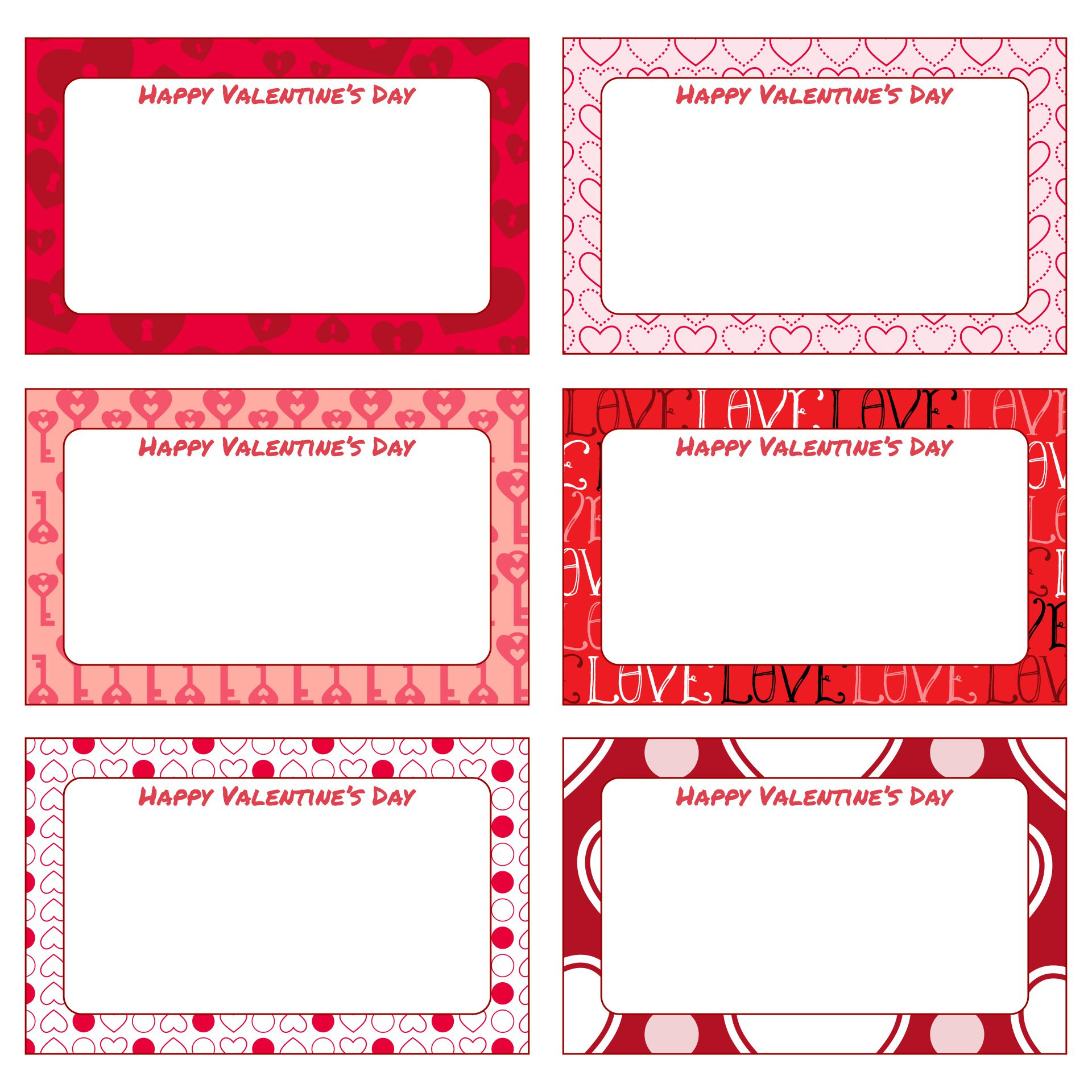 Free Printable Valentines Day Name Tags - Printable Party Favors pertaining to Free Printable Valentines Day Name Tags