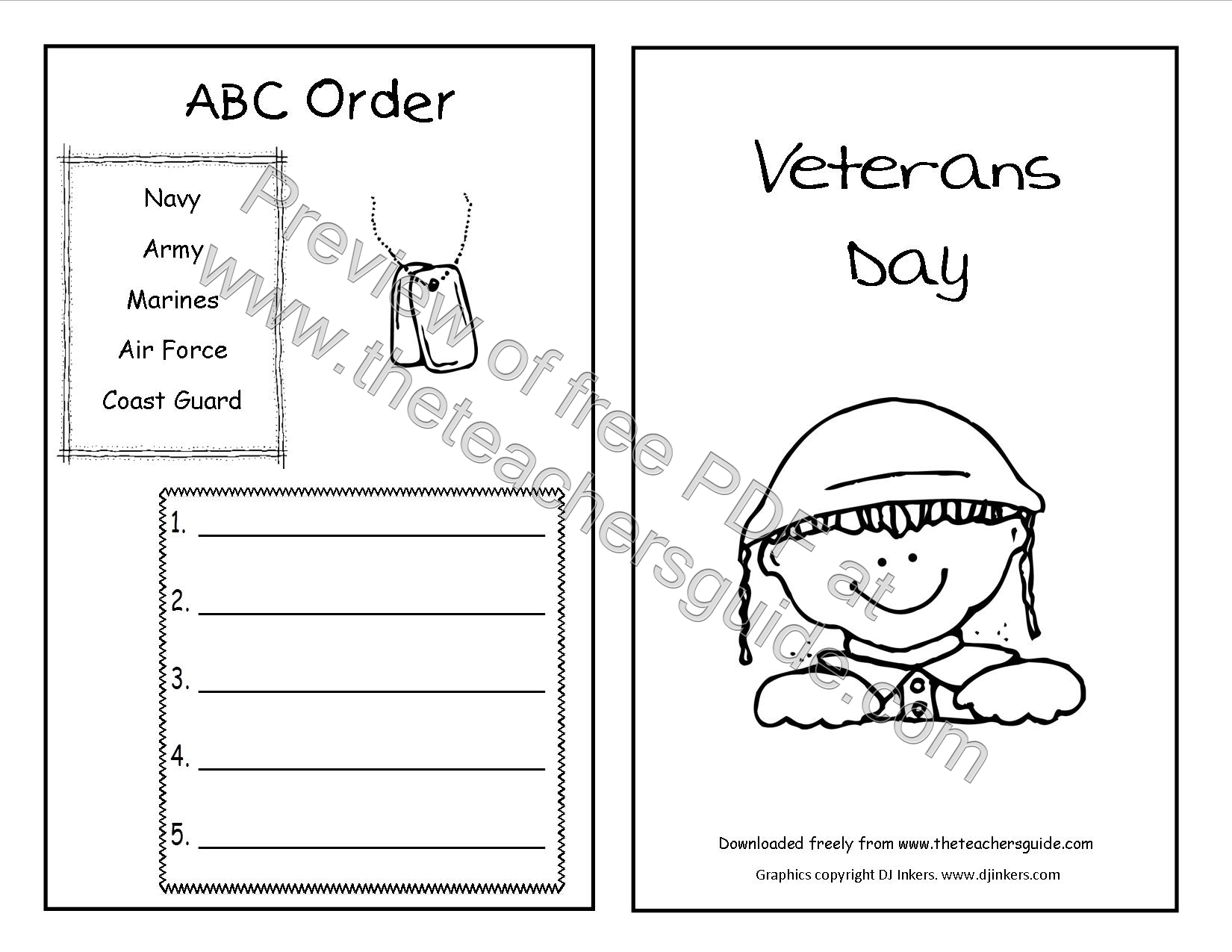 Free Printable Veterans Day Activities For Kindergarten in Free Printable Veterans Day Activities For Elementary Students