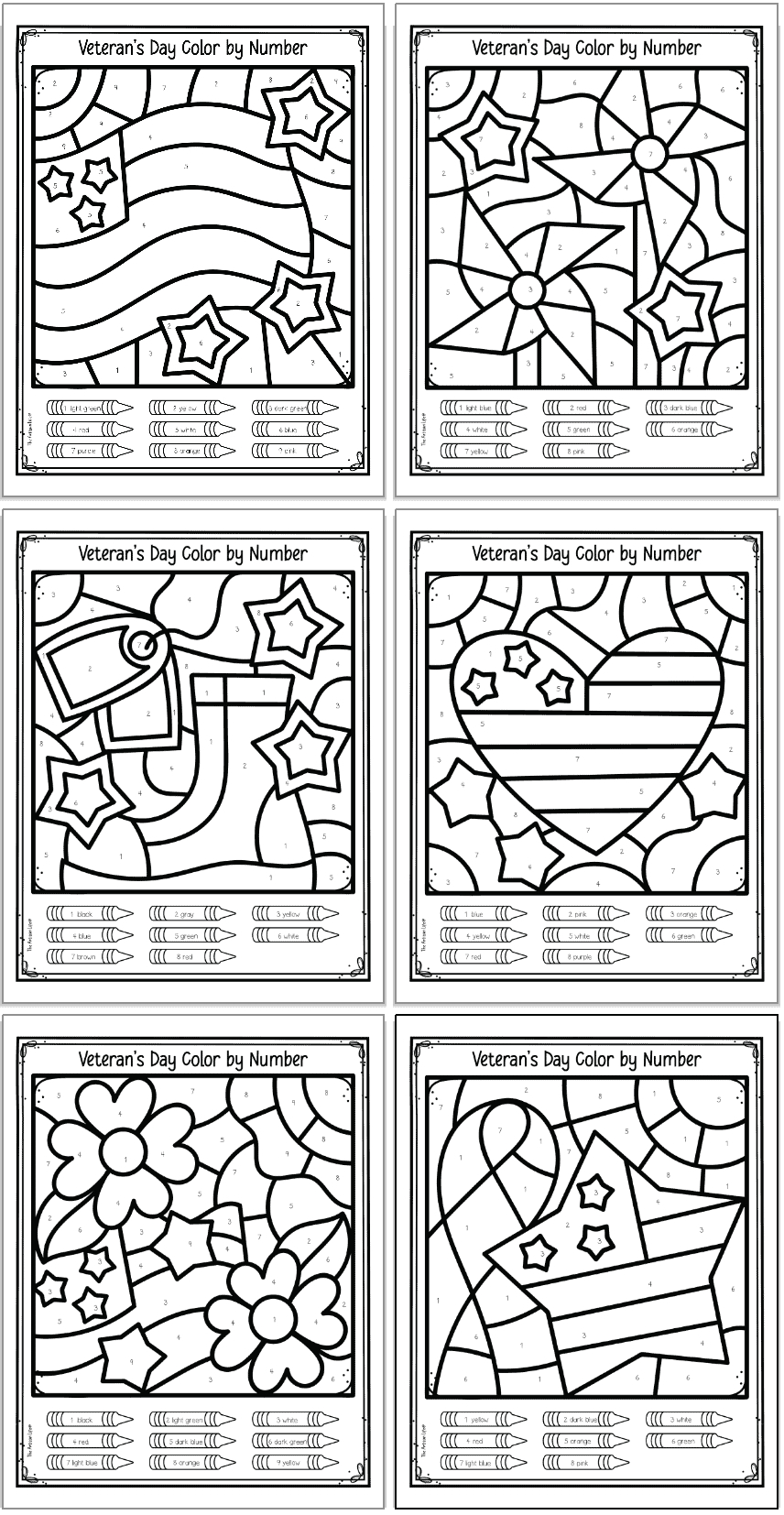 Free Printable Veteran&amp;#039;S Day Colornumber Worksheets - The within Crayola Veterans Day Coloring Sheet