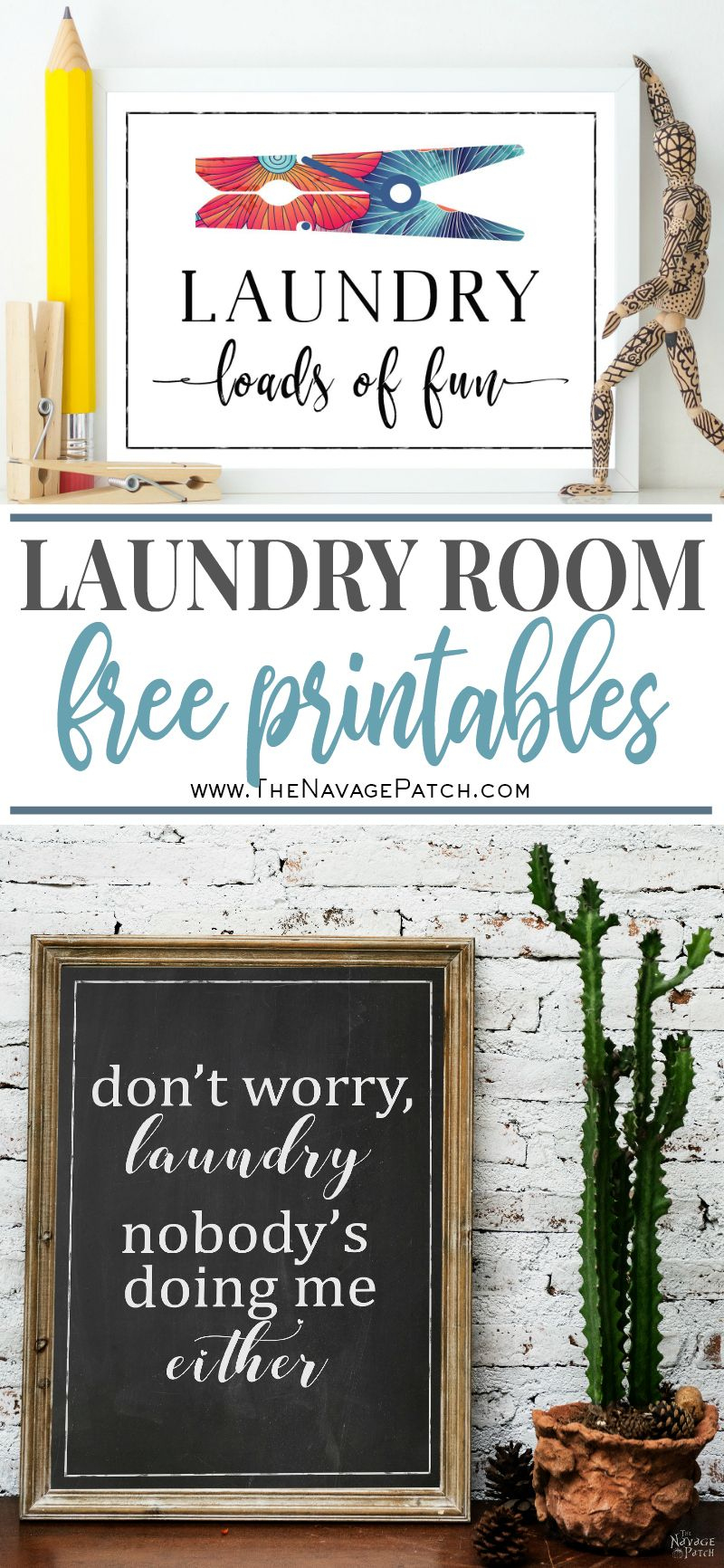 Free Printable Wall Art For Laundry Room - The Navage Patch throughout Free Printable Laundry Room Art