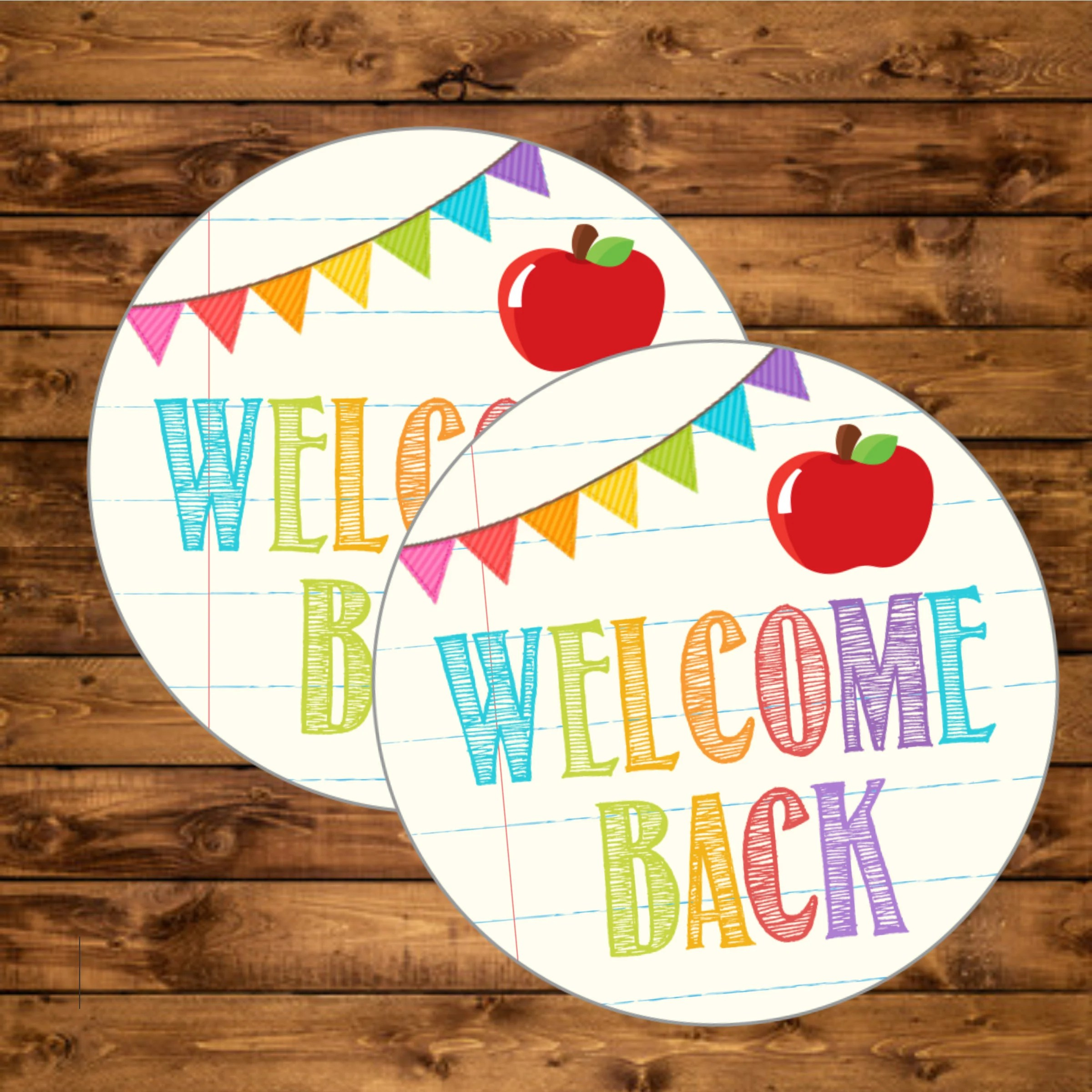Free Printable Welcome Back Tags - Printable Party Favors for Free Printable Welcome Back Tags