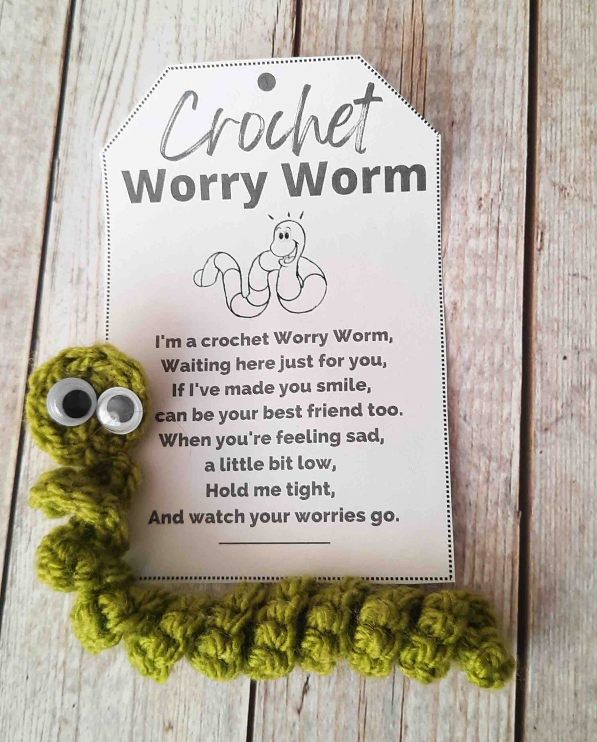 Free Printable Worry Worm Tags - Printable Party Favors for Worry Worm Printable Poem Free