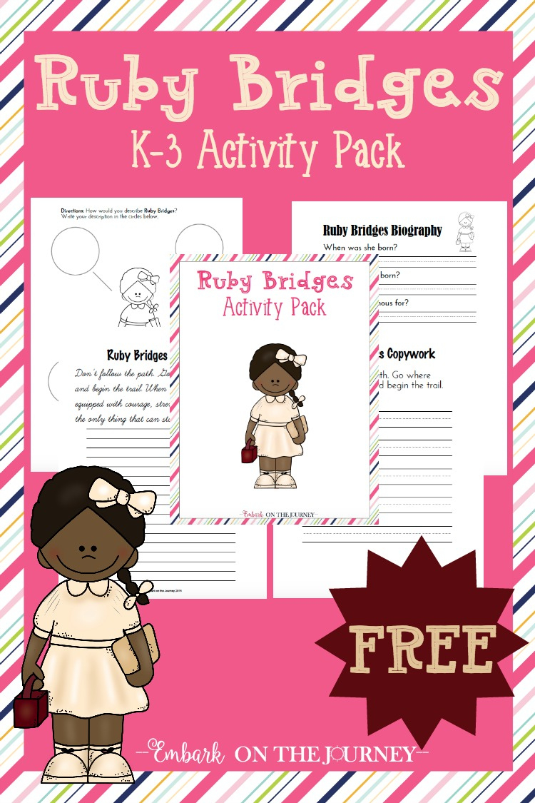 Free Ruby Bridges Pack regarding Free Printable Ruby Bridges Activities For Kindergarten