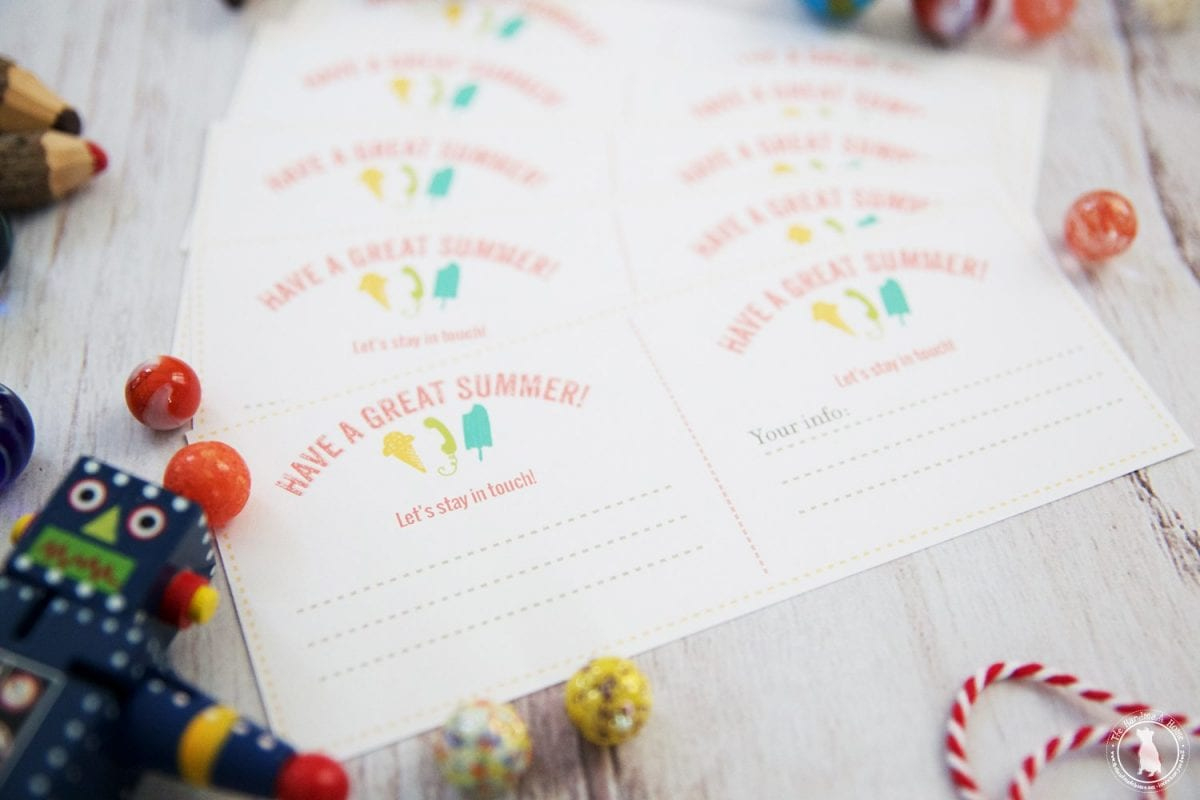 Free Stay In Touch Printables - The Handmade Home inside Keep In Touch Cards Free Printable