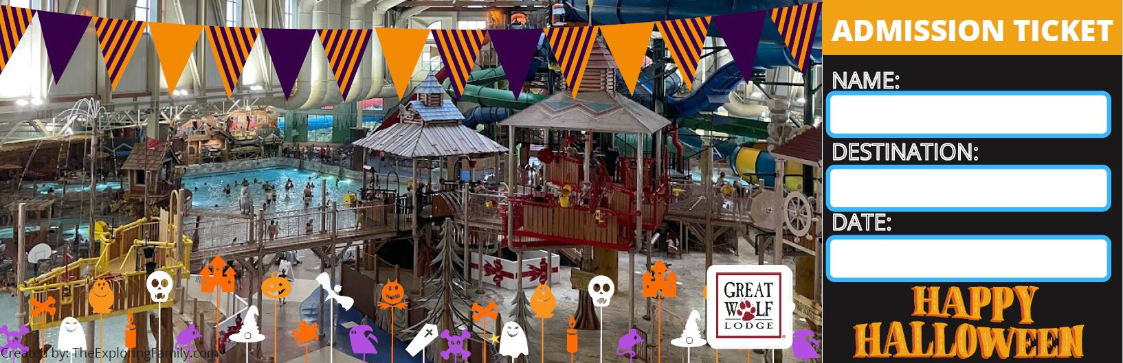 Free Surprise Ticket Template For Great Wolf Lodge - The Exploring intended for Great Wolf Lodge Surprise Printable Free