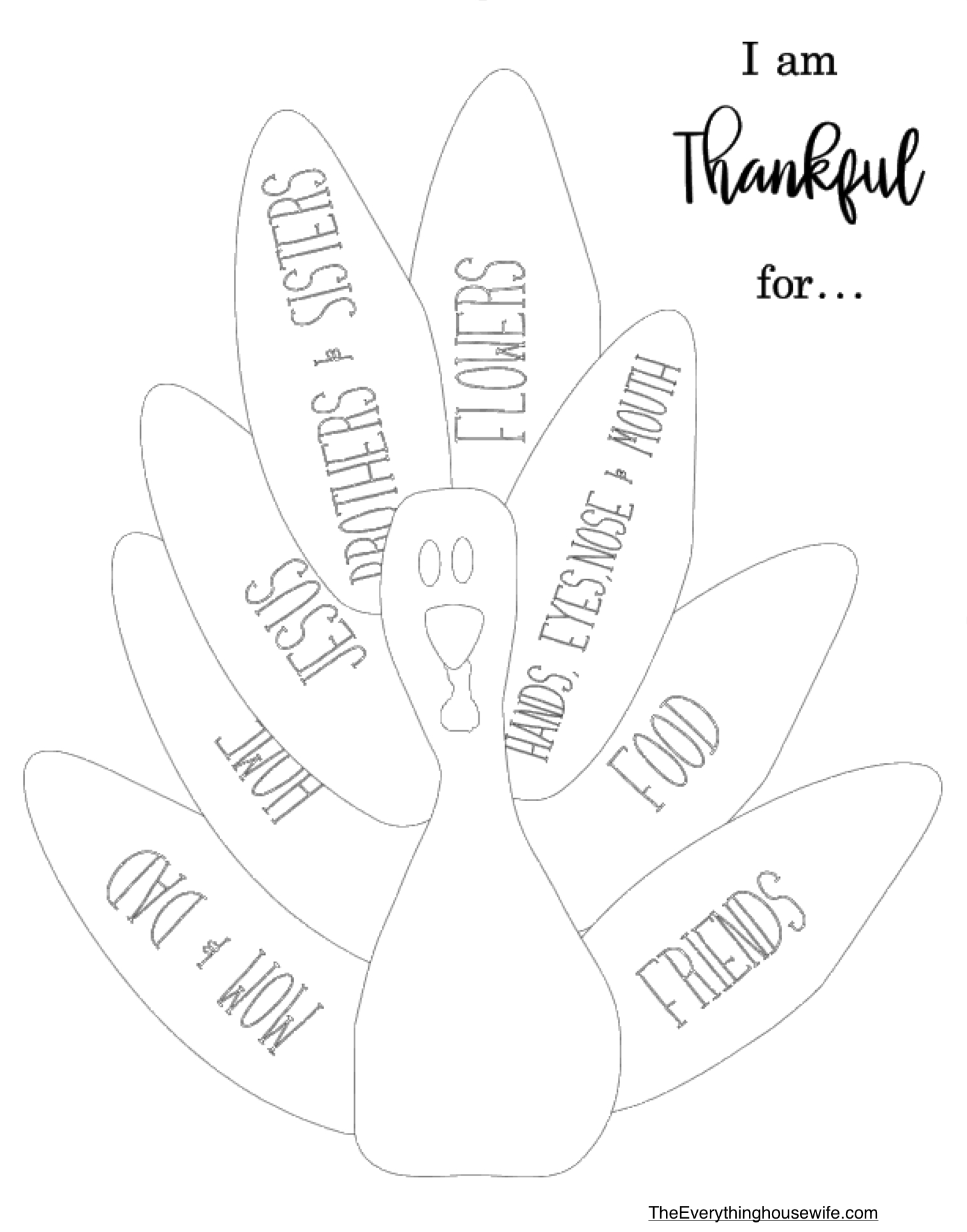 Free Thankful Turkey Thanksgiving Sunday Lesson And Activity – The in Free Thanksgiving Printables Sunday School