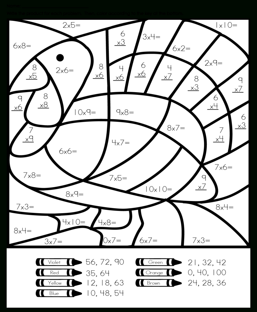 Free Thanksgiving Math Worksheets Archives - Homeschool Den inside Free Printable Thanksgiving Multiplication Worksheets