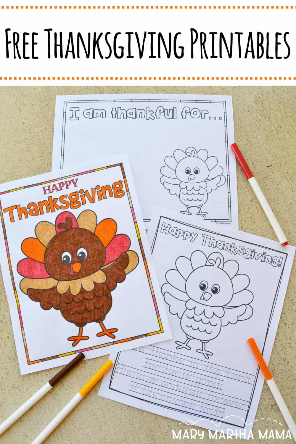 Free Thanksgiving Printables For Kids – Mary Martha Mama pertaining to Free Thanksgiving Printables For Preschool