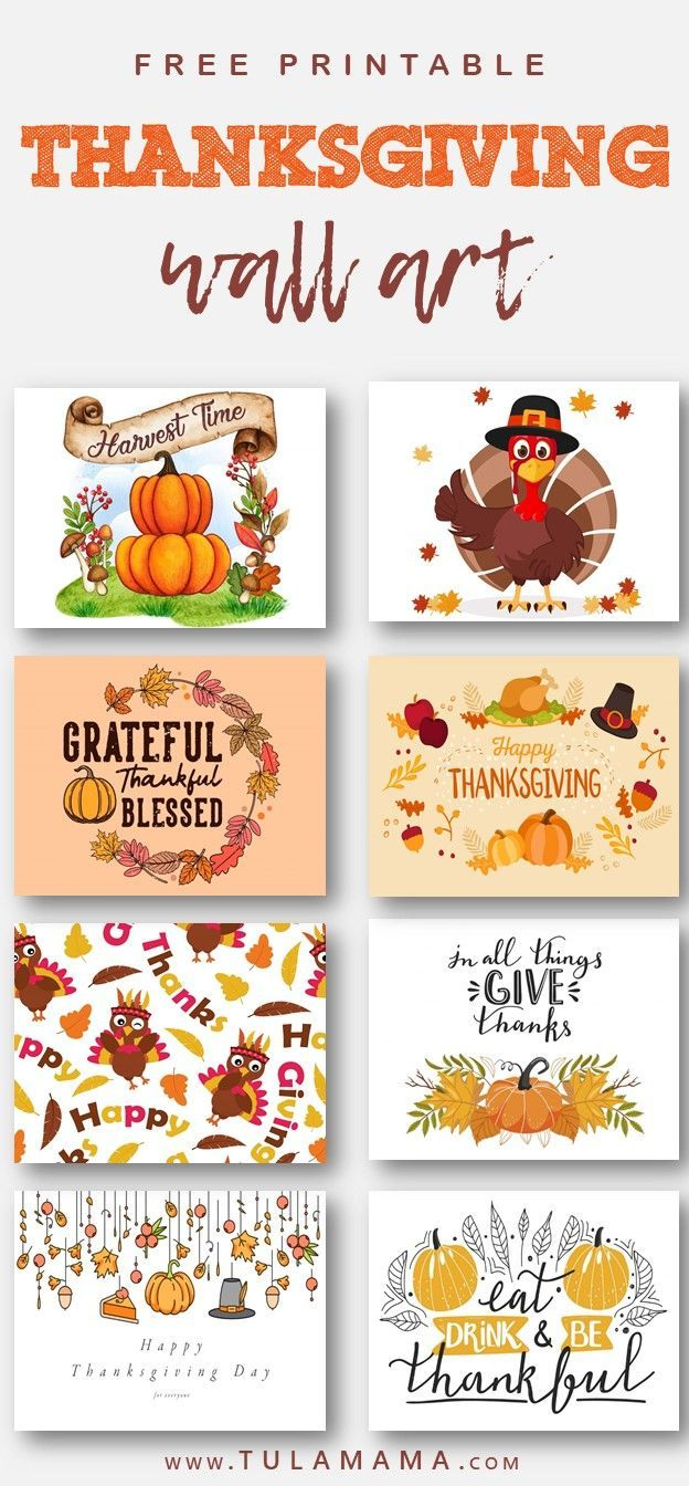 Free Thanksgiving Printables To Decorate Your Home intended for Free Printable Thanksgiving Stickers