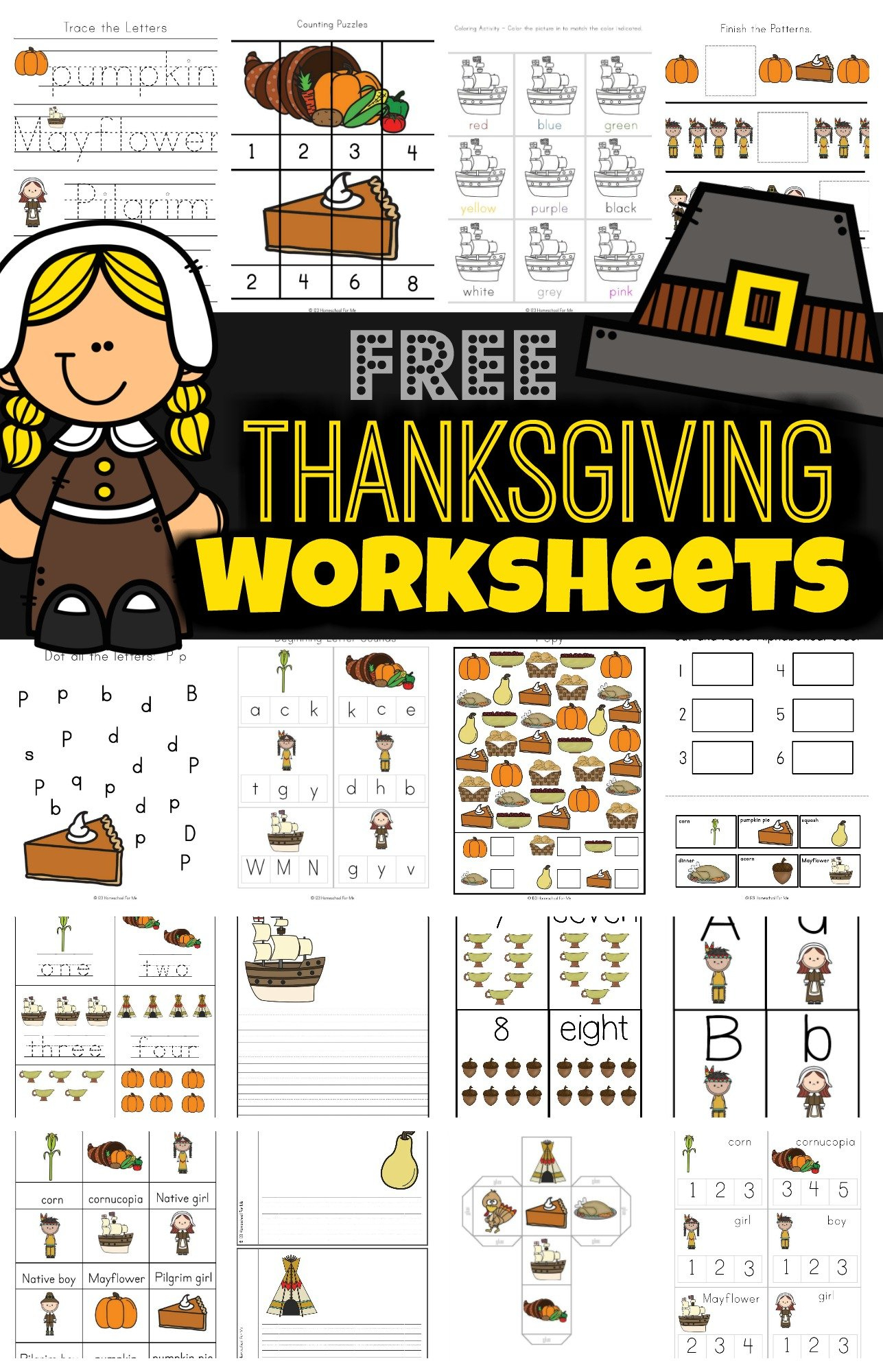 Free Thanksgiving Worksheets For Kids - Worksheets Library regarding Free Printable Thanksgiving Worksheets For Middle School