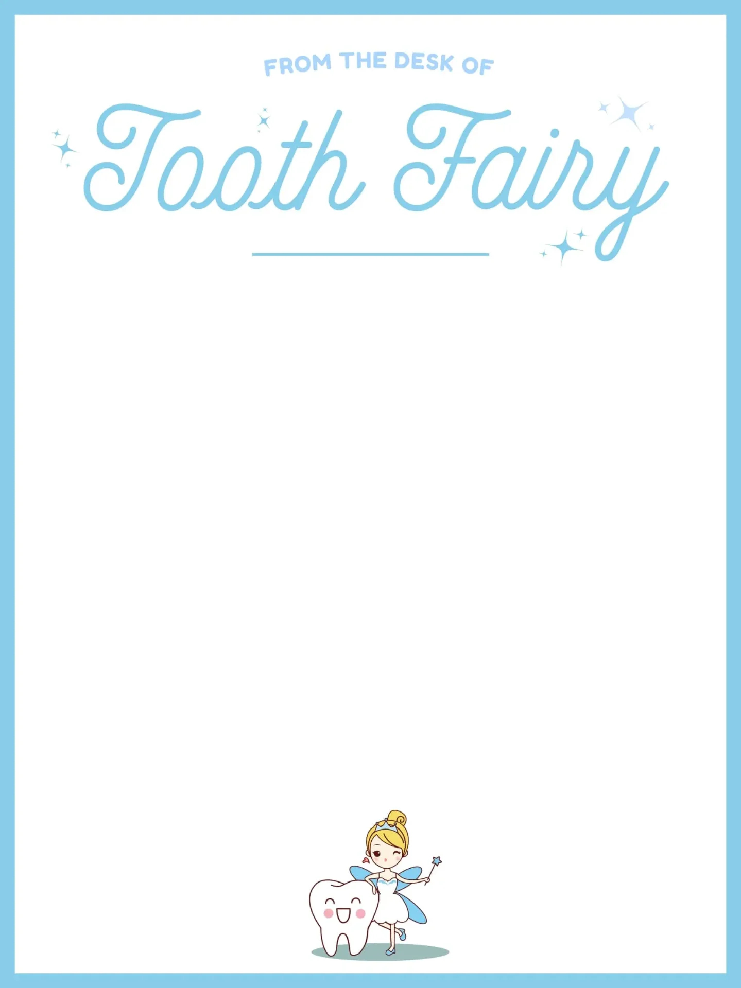 Free Tooth Fairy Letter Generator | Create Magical Letters In Seconds for Free Printable Tooth Fairy