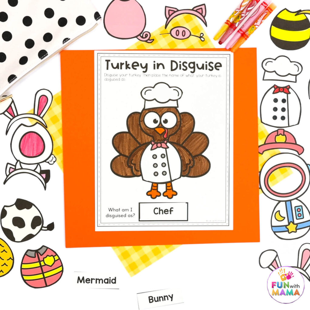 Free Turkey In Disguise Project Template in Tpt Turkey In Disguise