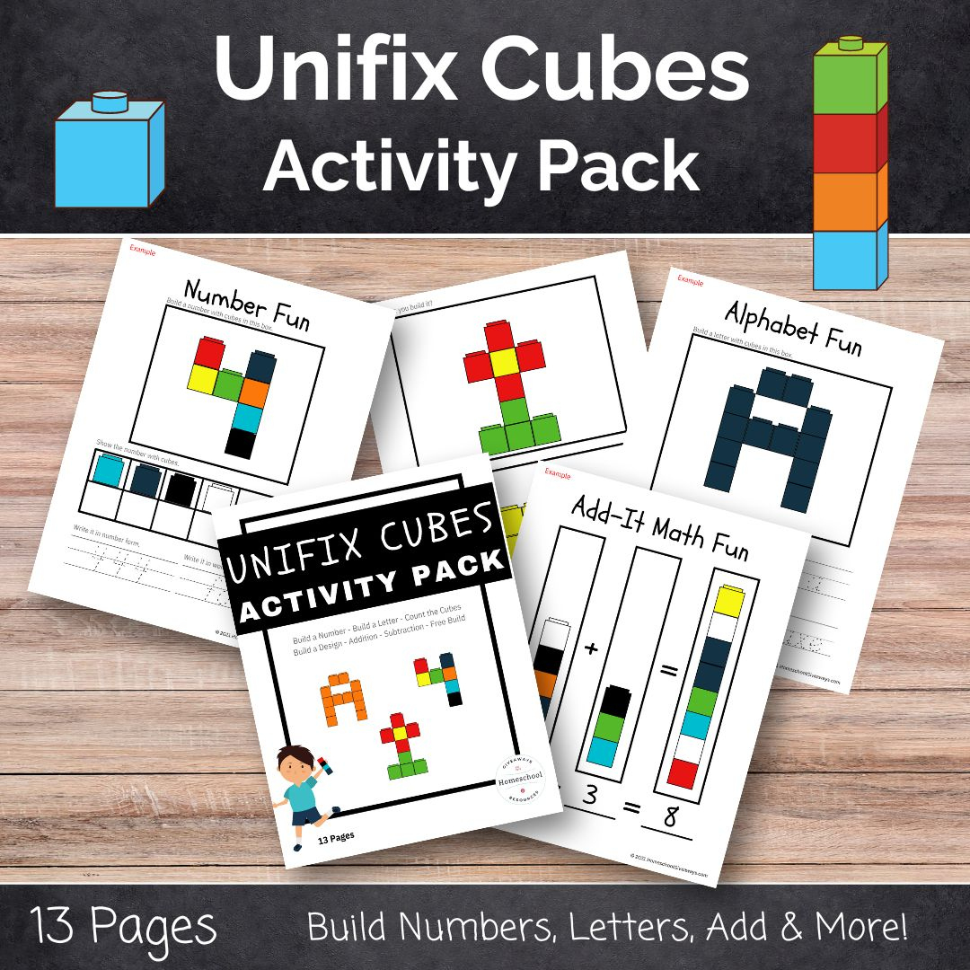 Free Unifix Cubes Printables For Beginner Math pertaining to Printable Unifix Cube Pattern Cards Free