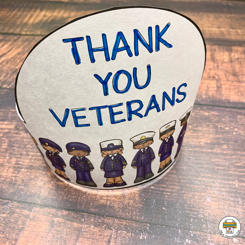 Free Veterans Day Preschool Crafts regarding Veterans Day Crafts For Kids Printable