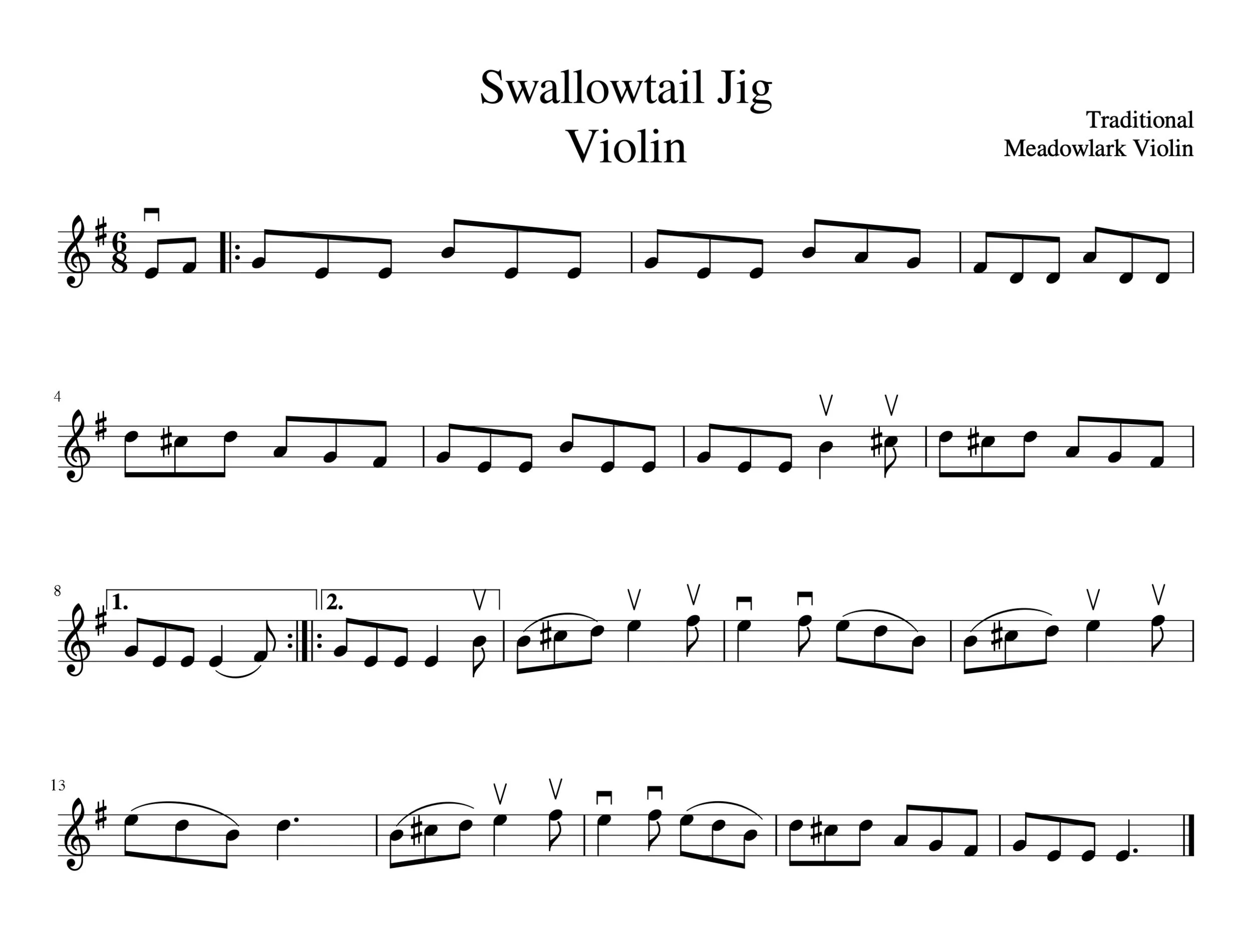 Free Violin Sheet Music — Master The Violin — Meadowlark Violin Studio within Printable Violin Sheet Music Free