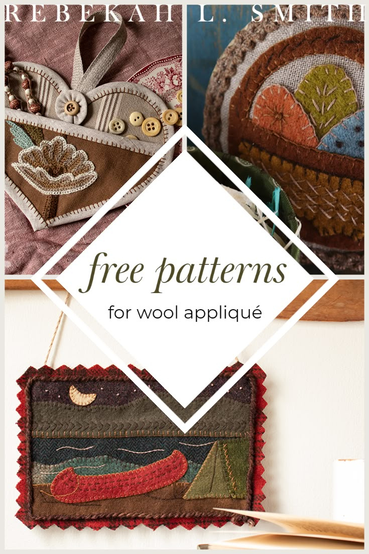 Free Wool Appliqué Patterns within Free Printable Wool Applique Patterns