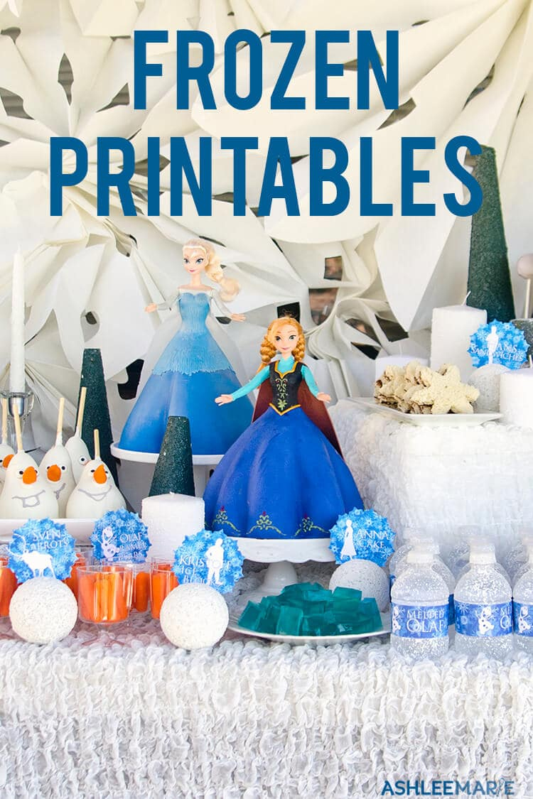 Frozen Birthday Party Printables - Ashlee Marie - Real Fun With within Frozen Free Printables Birthday
