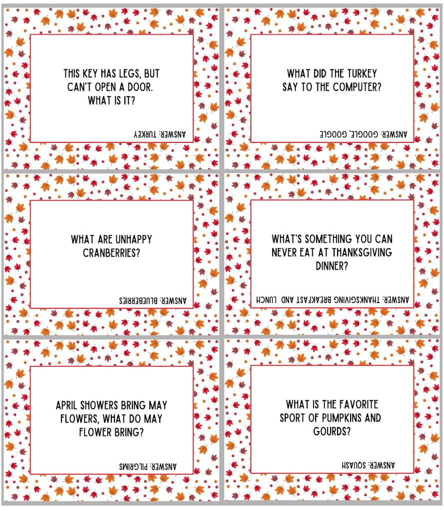 Fun Thanksgiving Riddle Me This Free Printable - Originalmom inside Thanksgiving Riddles With Answers Printable