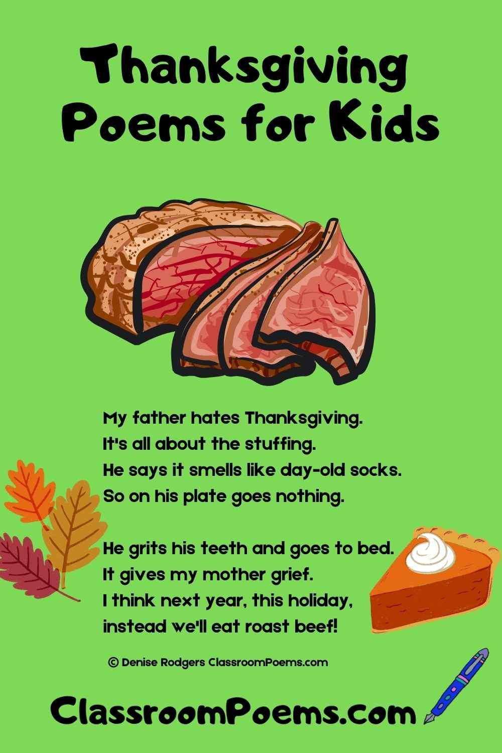 Funny Thanksgiving Poems pertaining to Hilarious Thanksgiving Poems