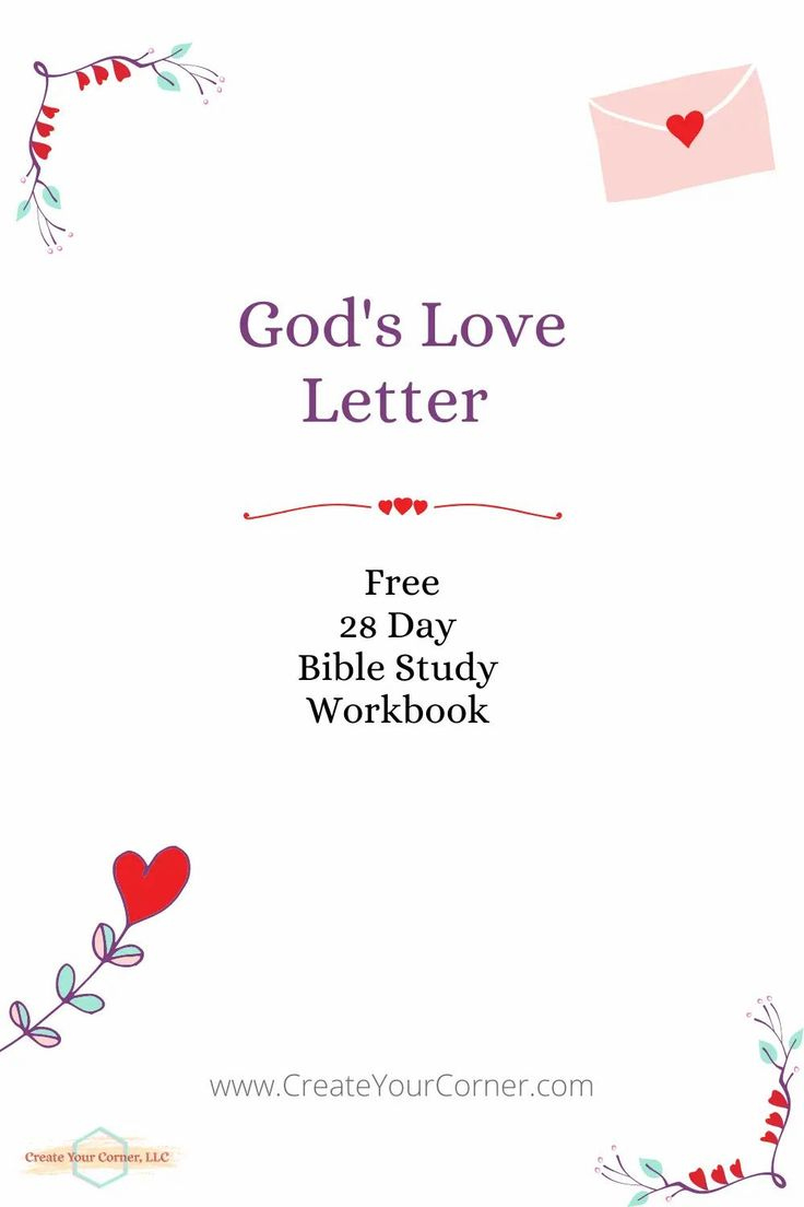 God&amp;#039;S Love Letter | Free Bible Study Workbook inside Love Letter From God Printable