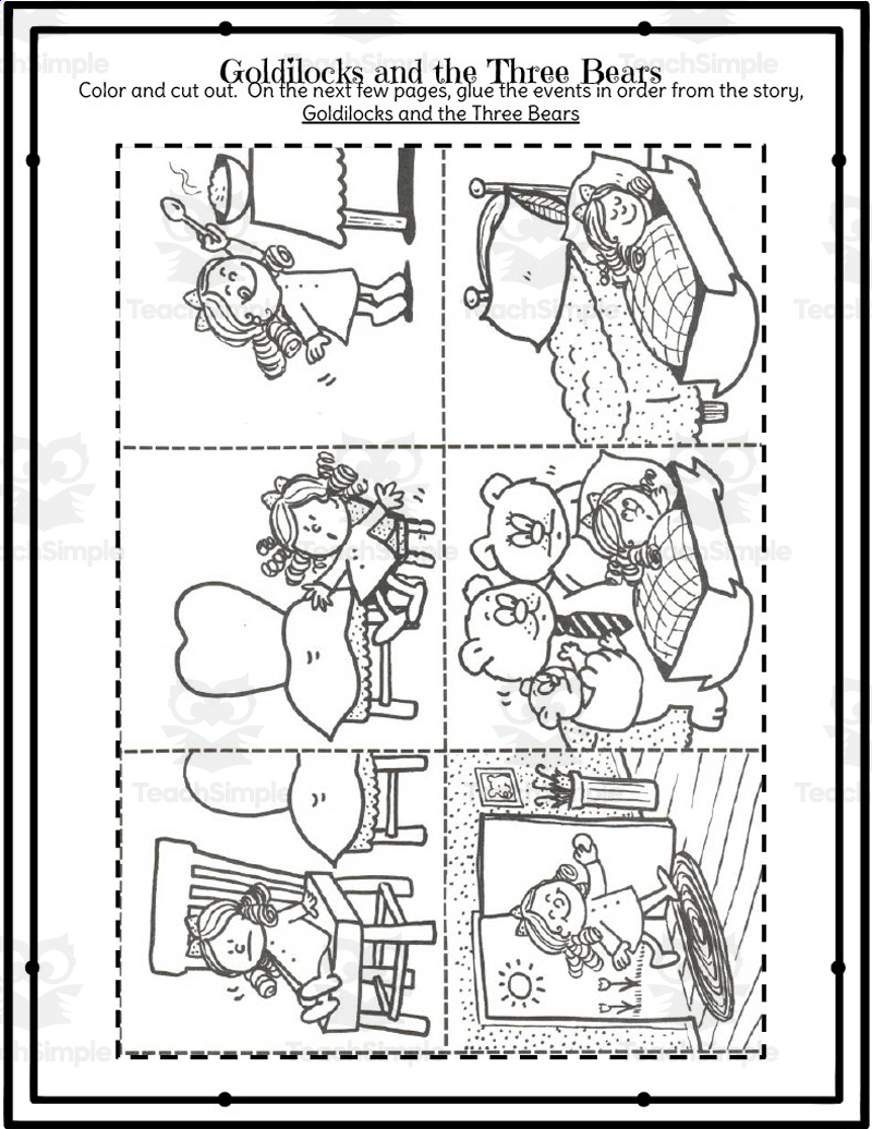 Goldilocks And The Three Bears | Sequencing Events | Reading within Free Printable Goldilocks and the Three Bears Story Sequencing Pictures
