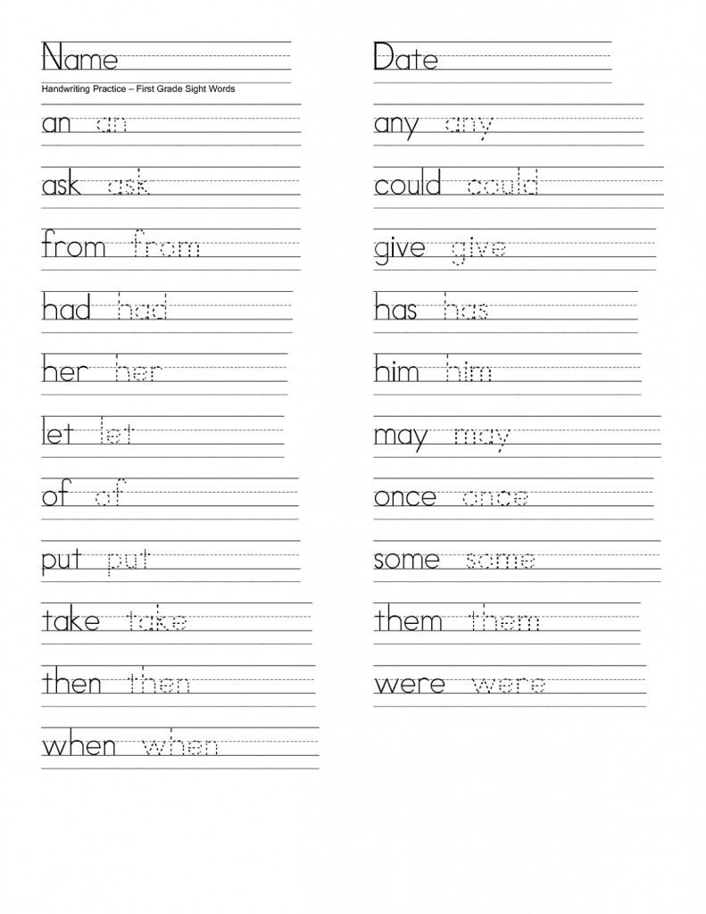 Grade 1 Writing Worksheets - Worksheets Library pertaining to Writing Worksheets Printable Grade 1