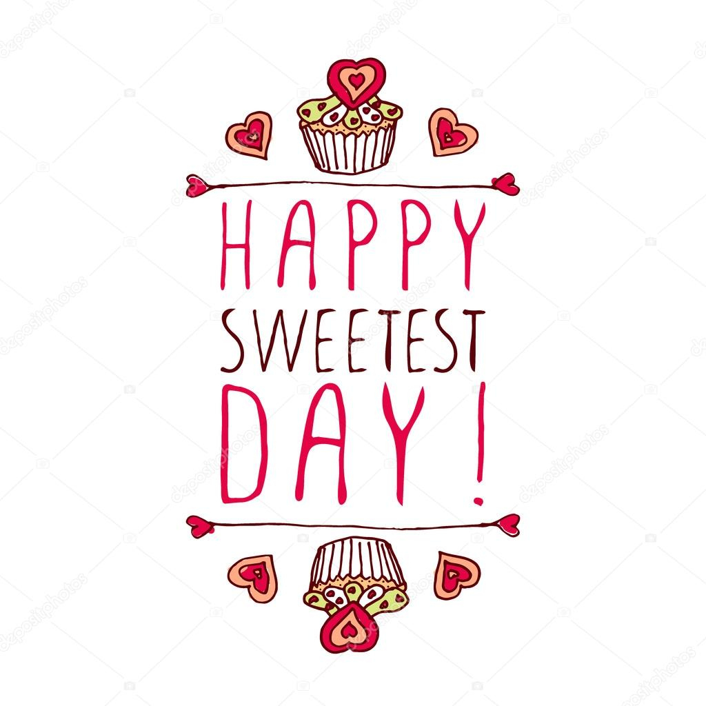 Happy Sweetest Day Vector Images | Depositphotos with Printable Sweetest Day Cards
