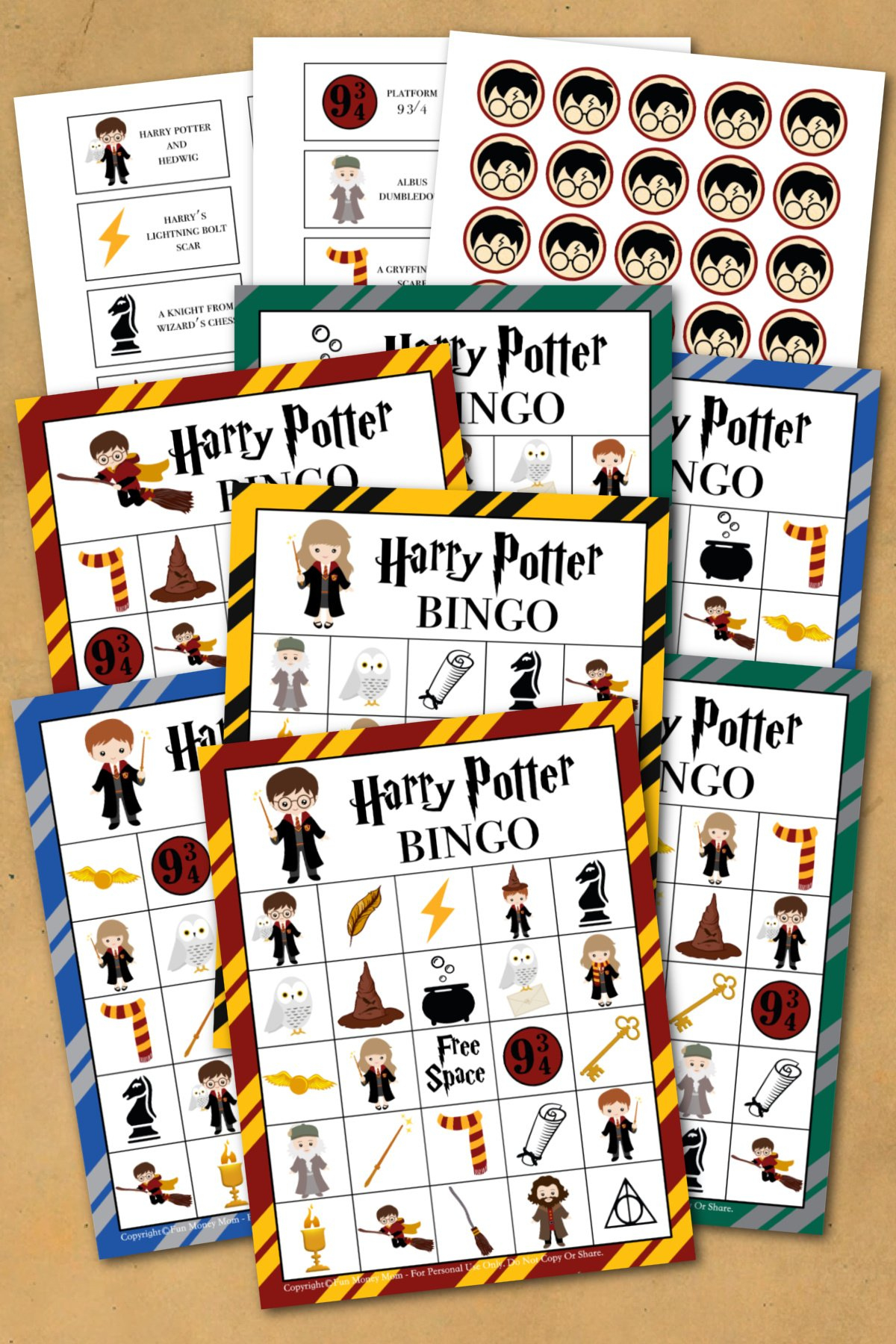 Harry Potter Bingo (Free Printable) | Fun Money Mom regarding Harry Potter Bingo Cards